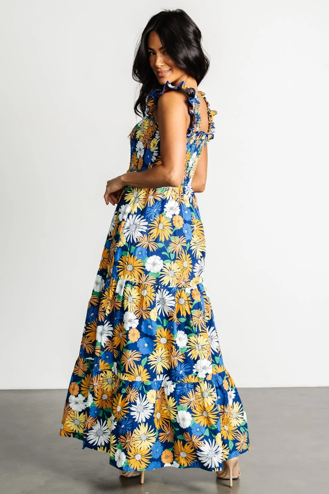 Adela Maxi Dress | Blue Multi Floral