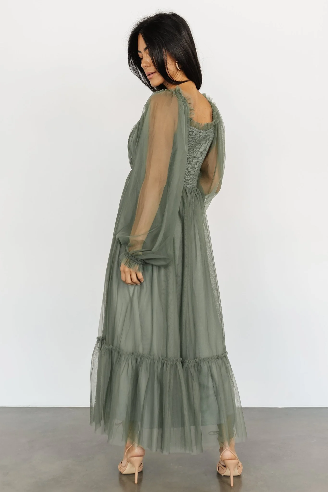 Cleobelle Maxi Dress | Dusty Olive
