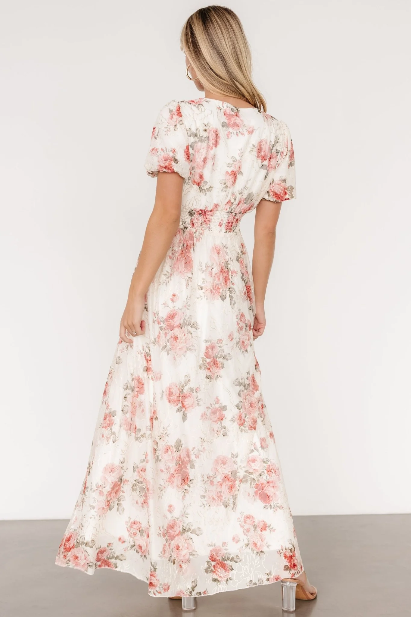 Ardley Maxi Dress | Cream + Rose Floral