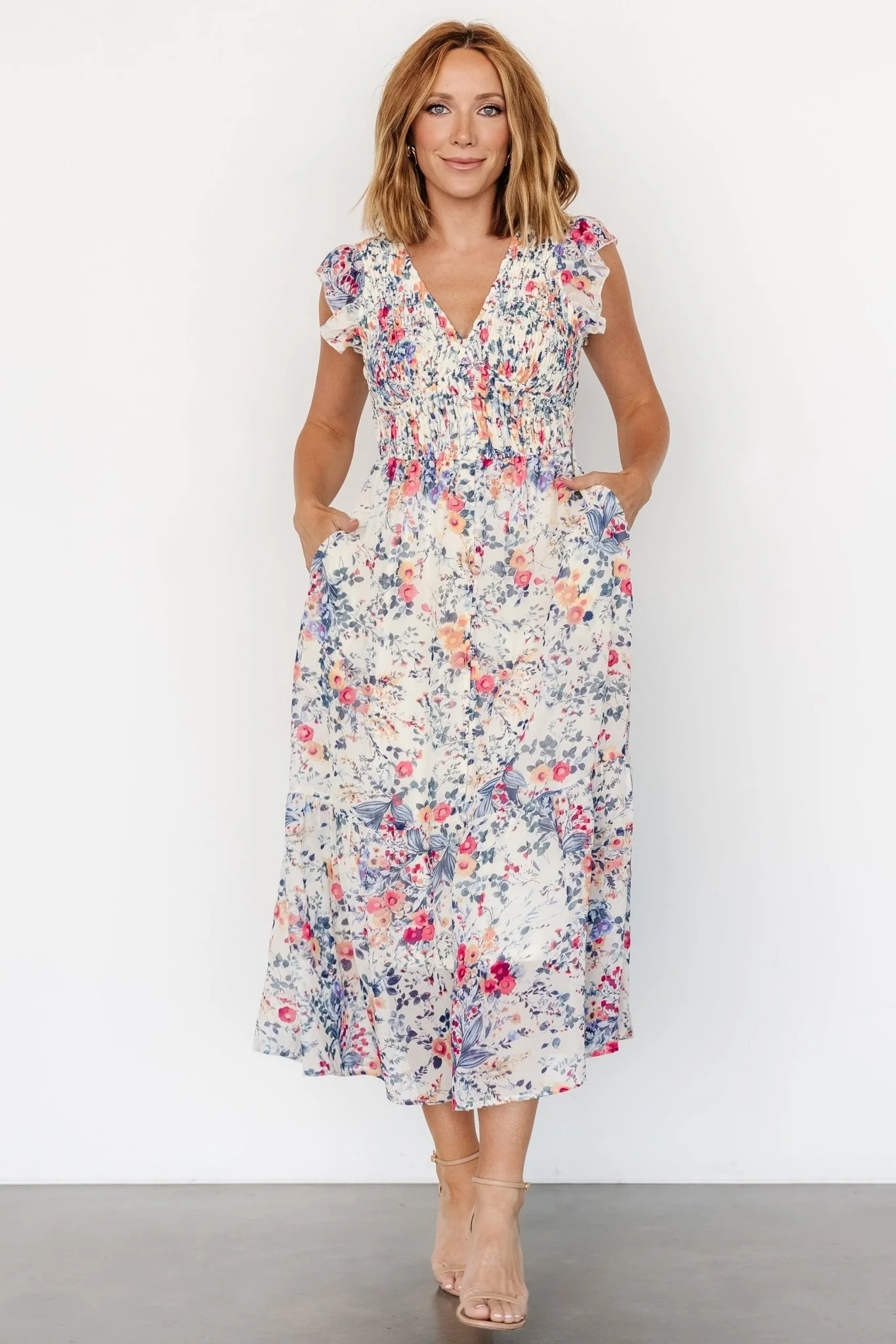 Florencia Dress | Sapphire Blue