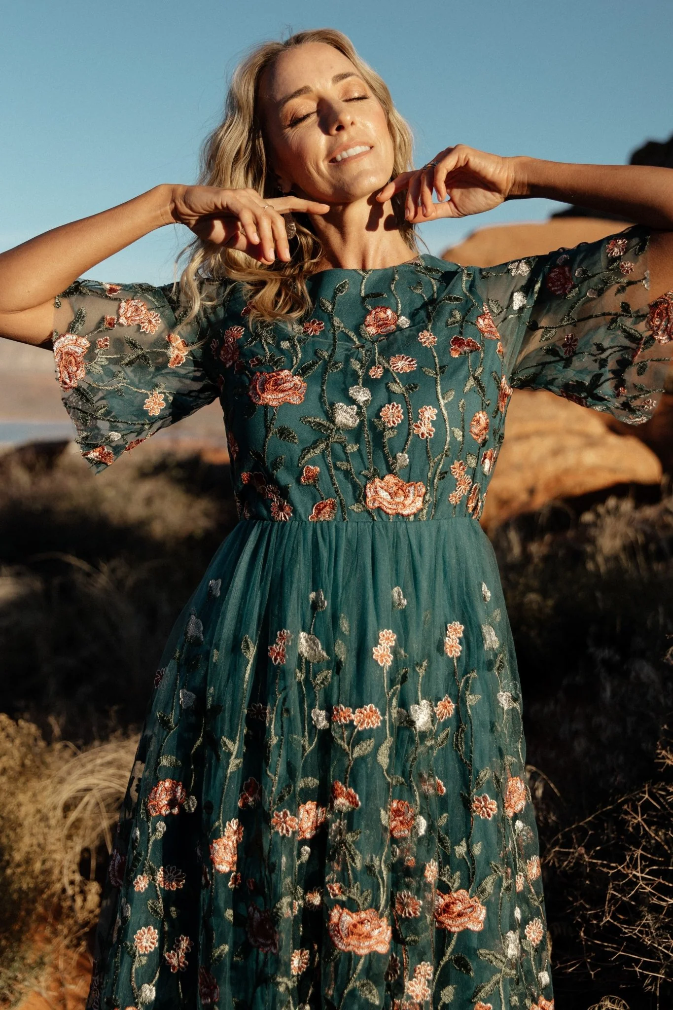 Duchess Tulle Dress | Jade Garden