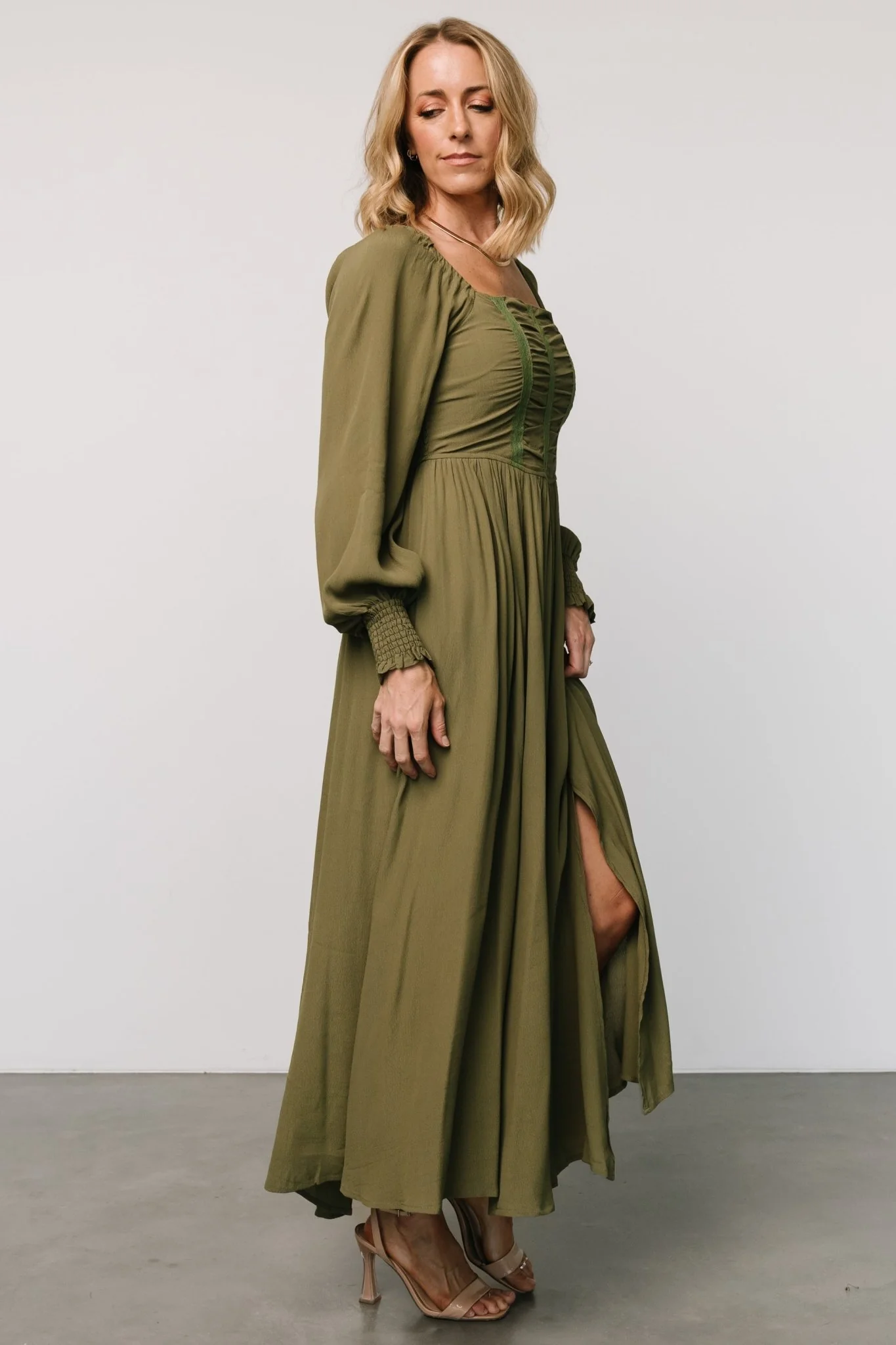 Maddalena Maxi Dress | Olive