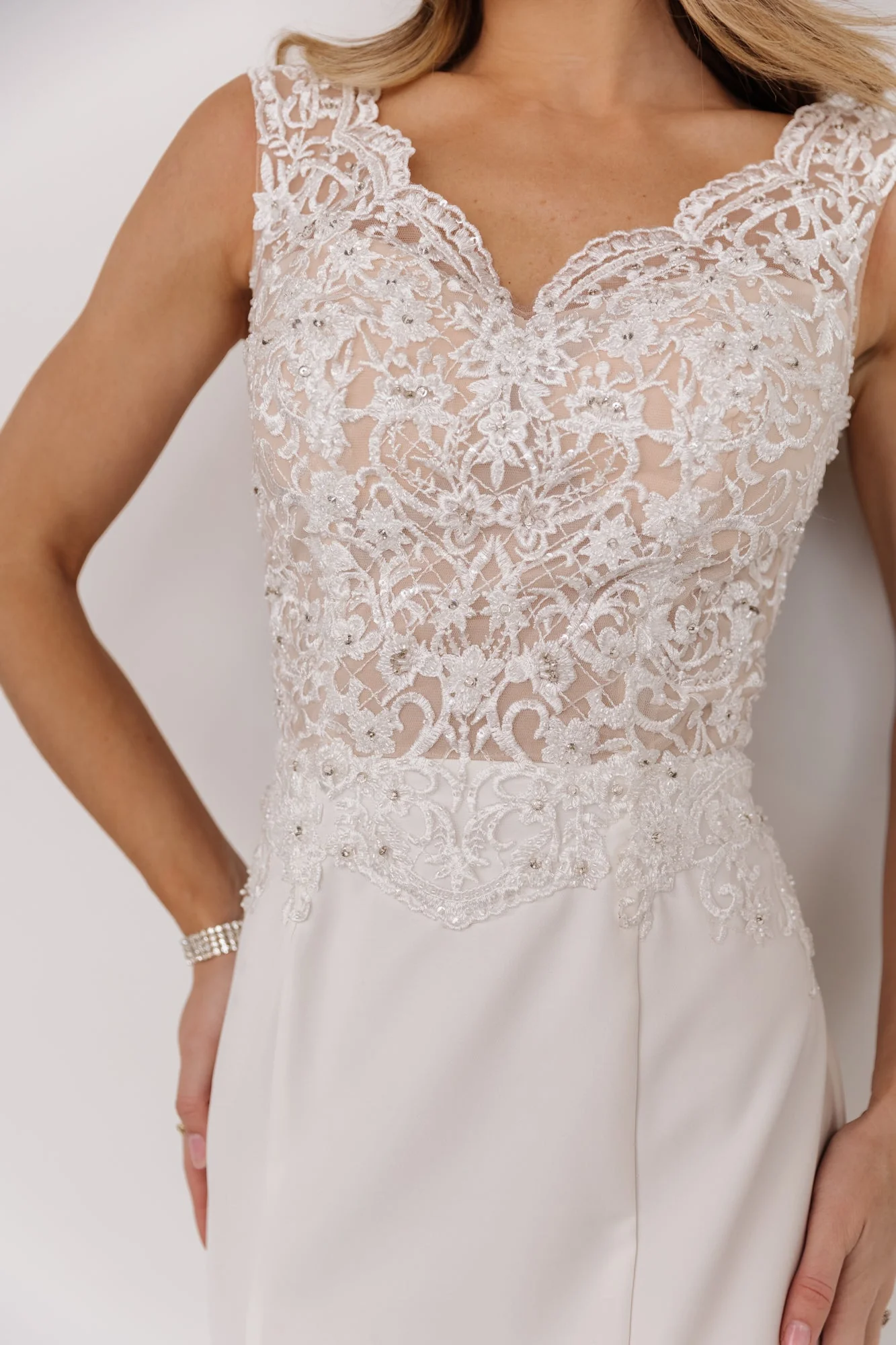 Adoration Bridal Gown | Beige + Ivory