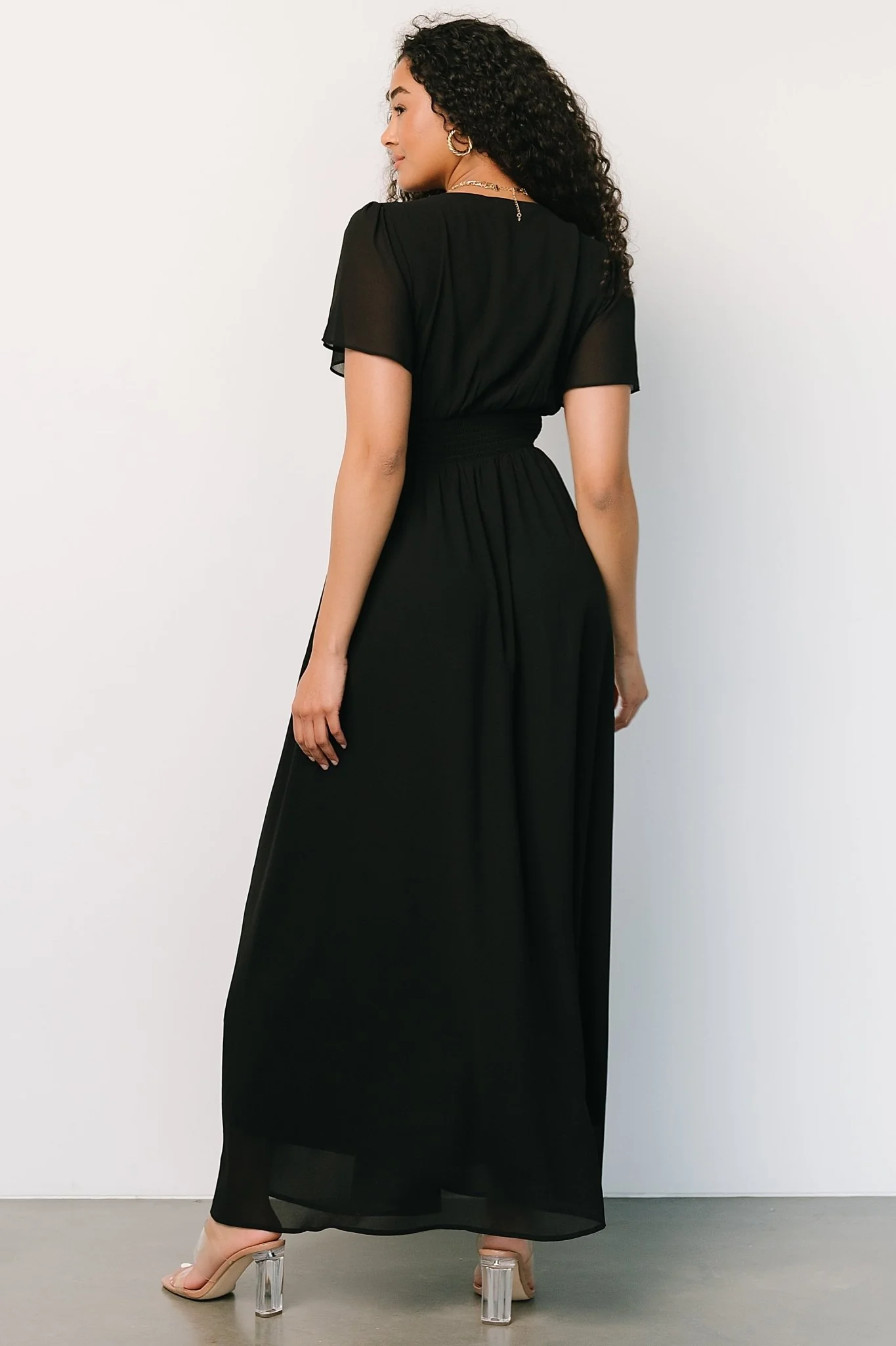 Birdie Maxi Dress | Black