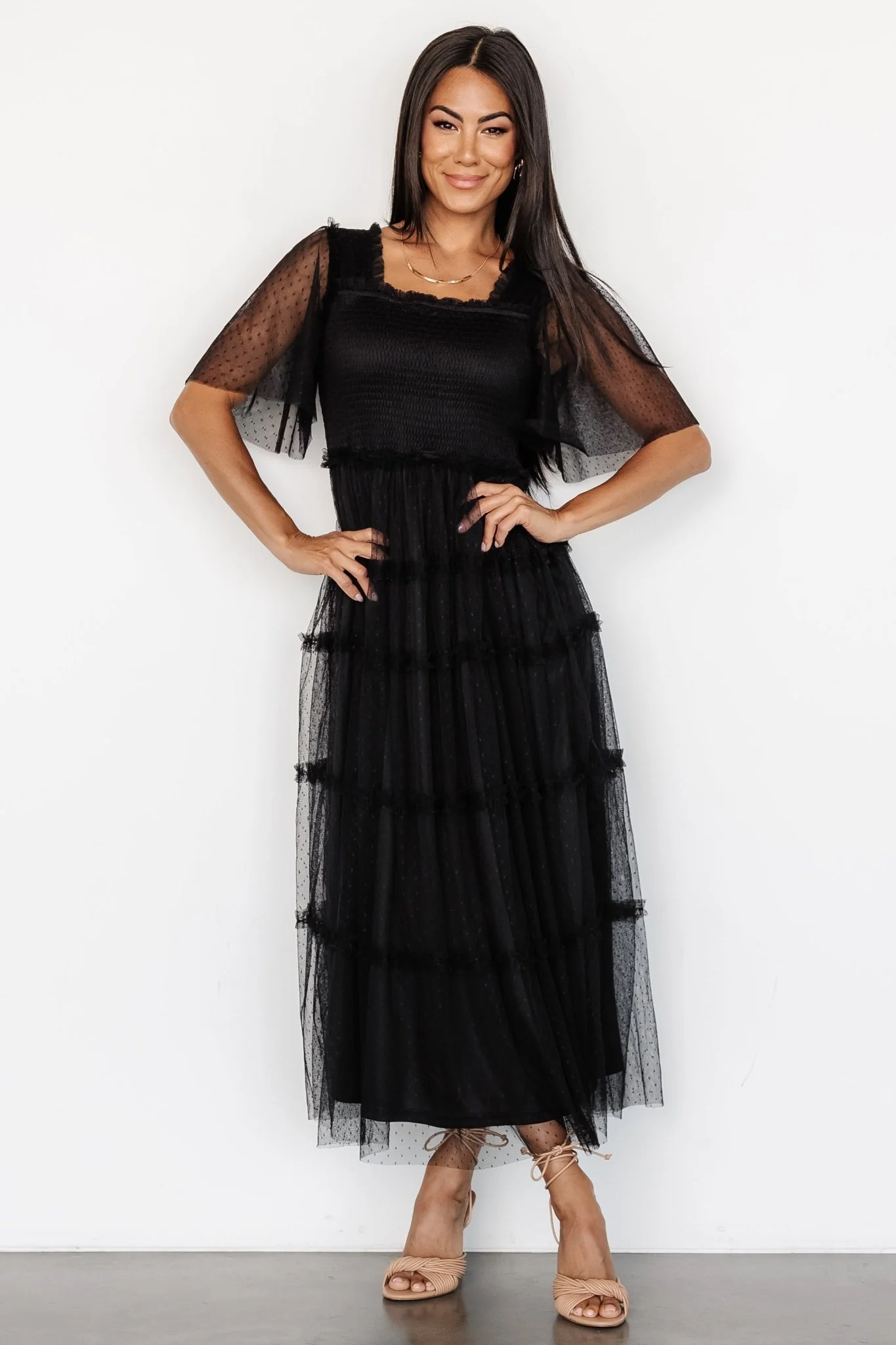 Bexley Tulle Dress | Black