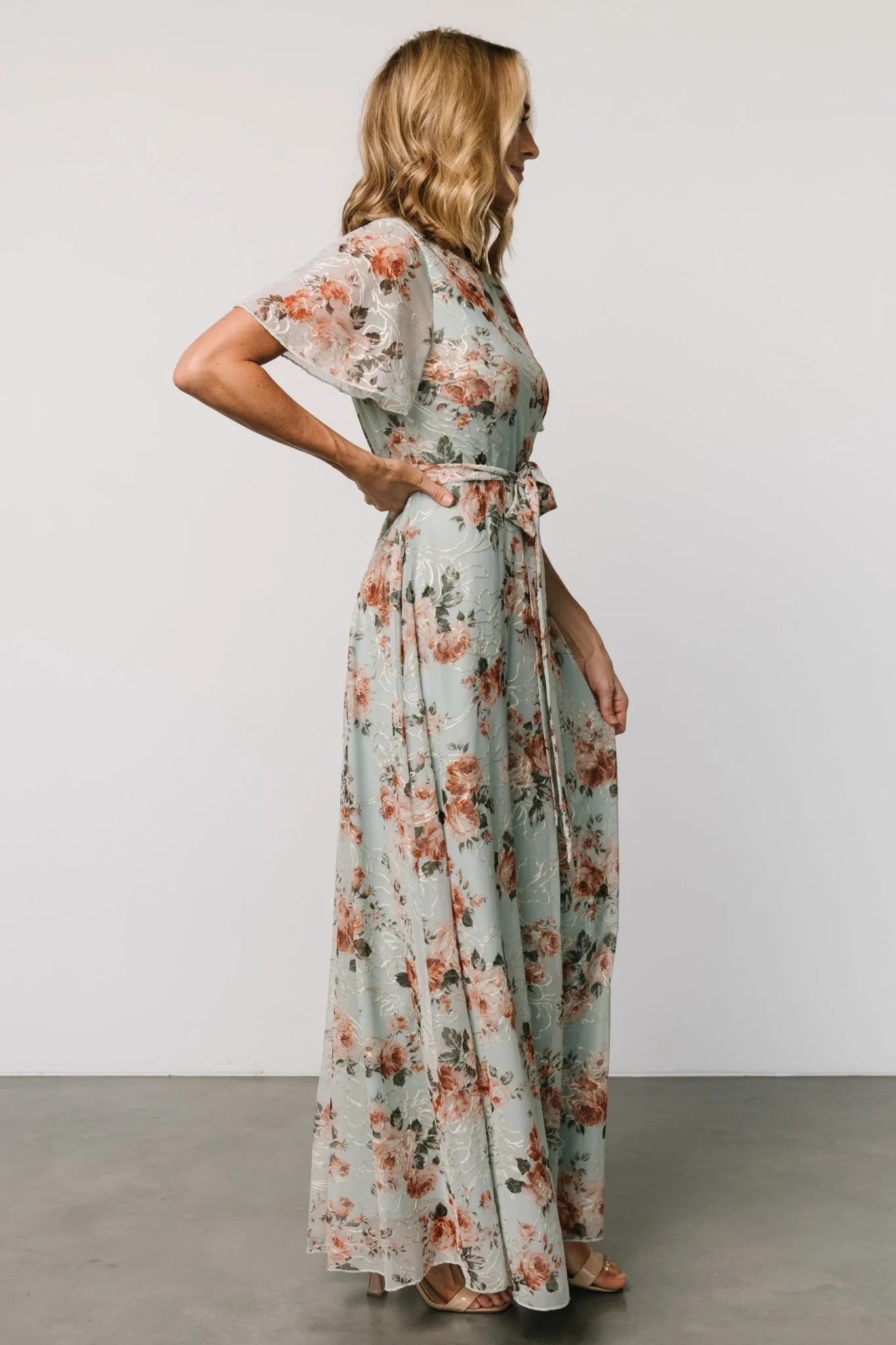 Katalaya Maxi Dress  | Sage + Gold