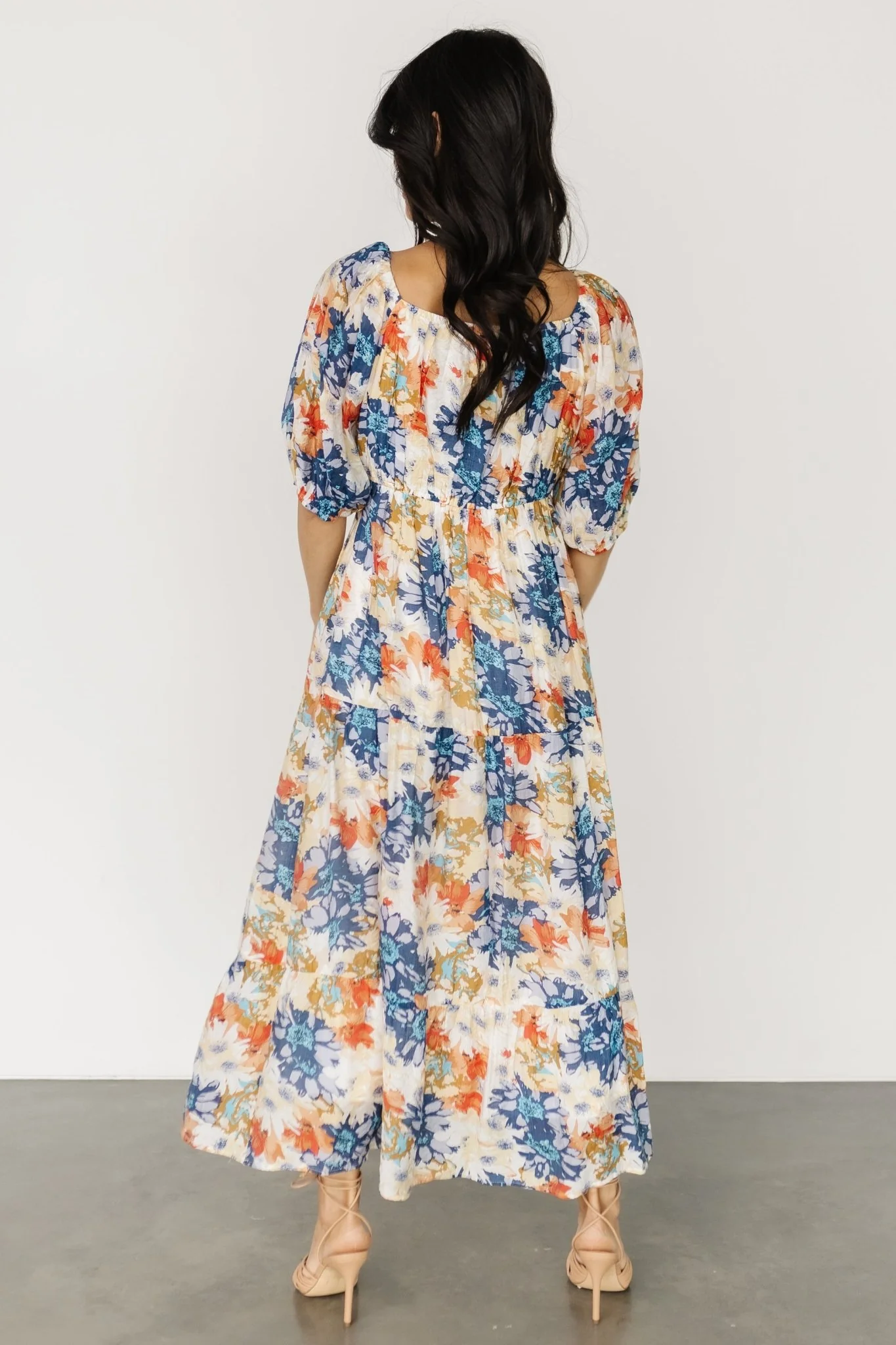 Denton Midi Dress | Blue Multi