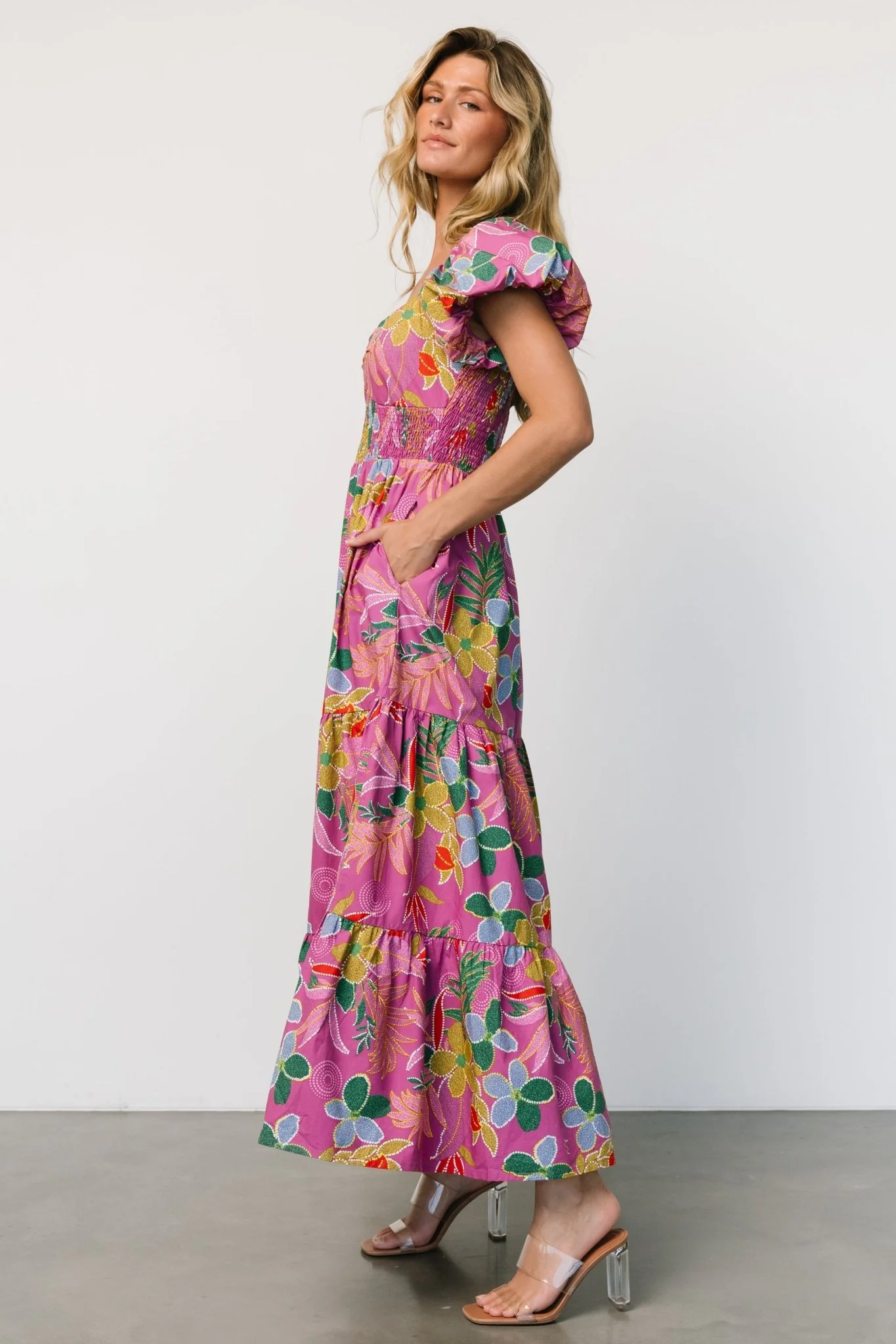 Melanie Maxi Dress | Orchid Multi