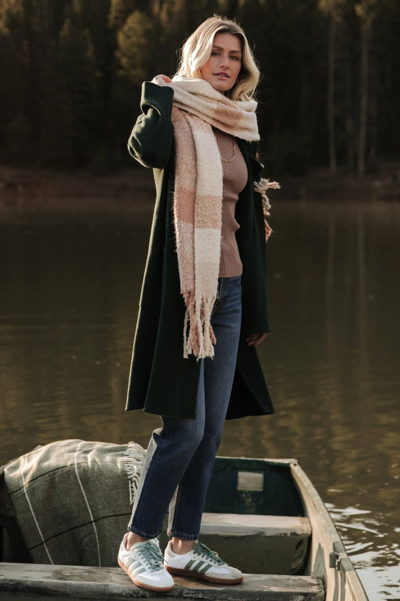 Roland Long Jacket | Dark Green