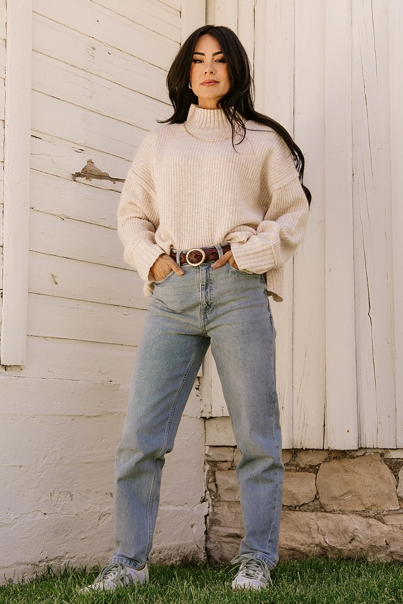 Covington Chunky Knit Sweater | Oatmeal