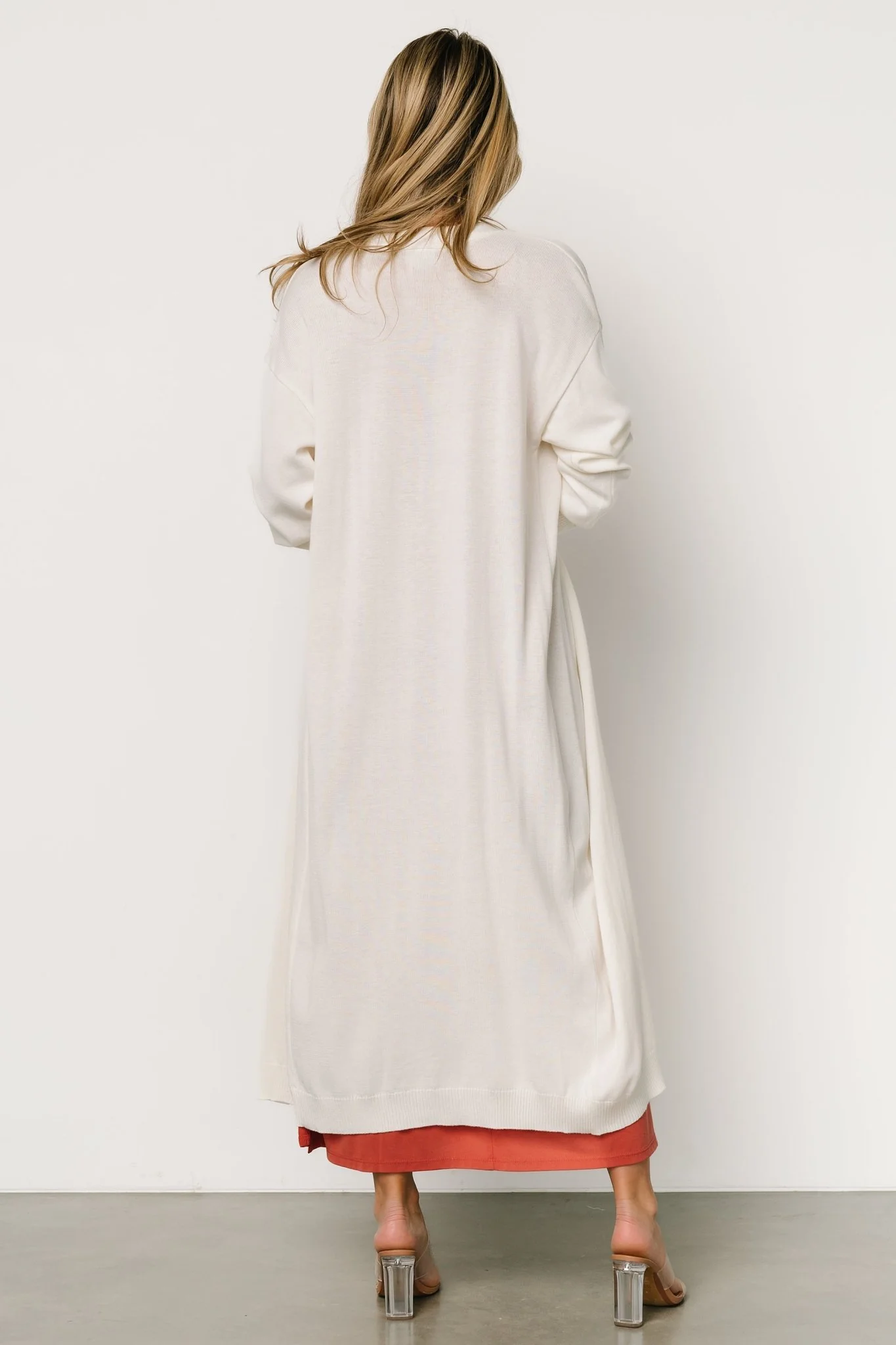 Blanche Long Cardigan | Ivory