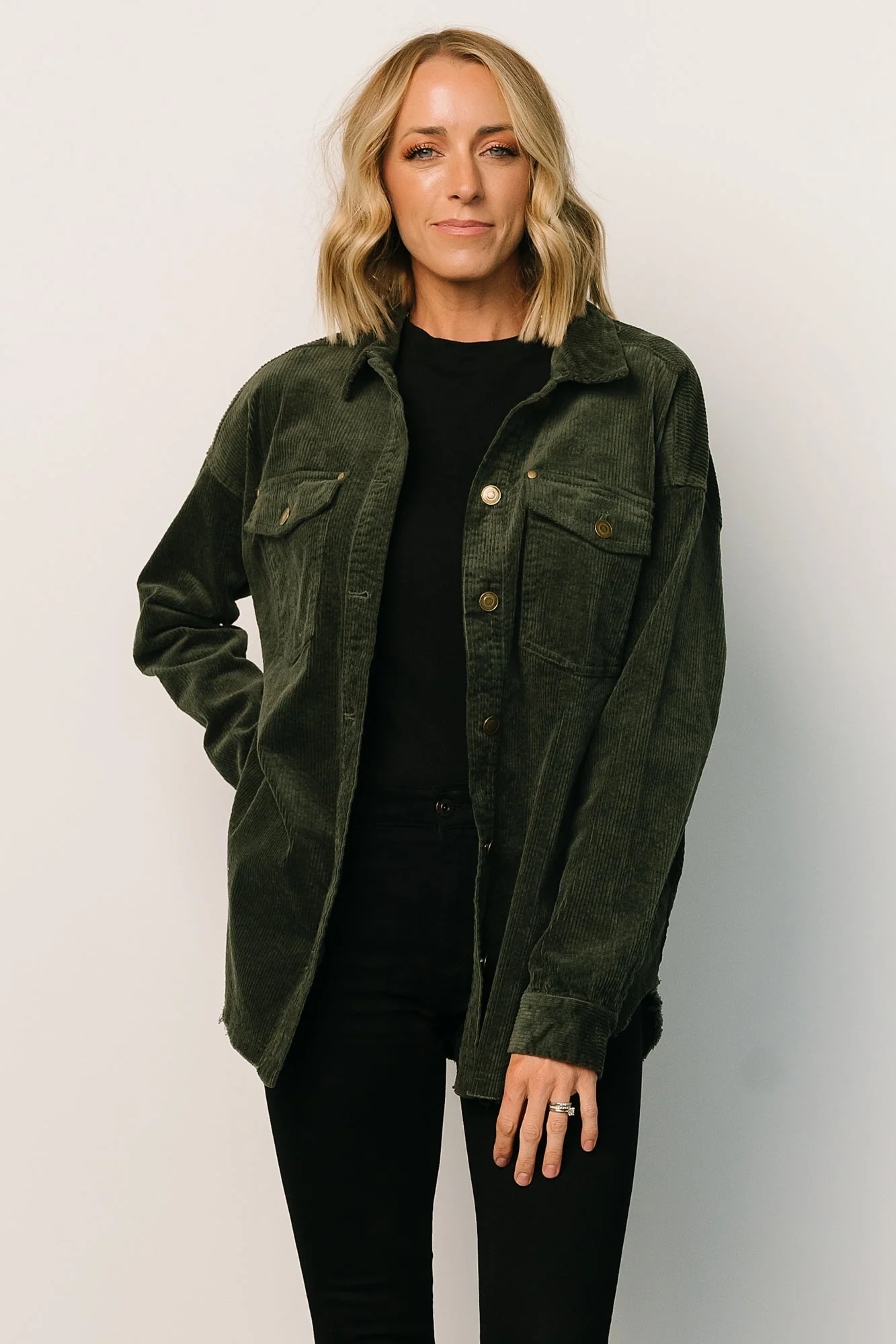 Greeley Corduroy Jacket | Deep Green