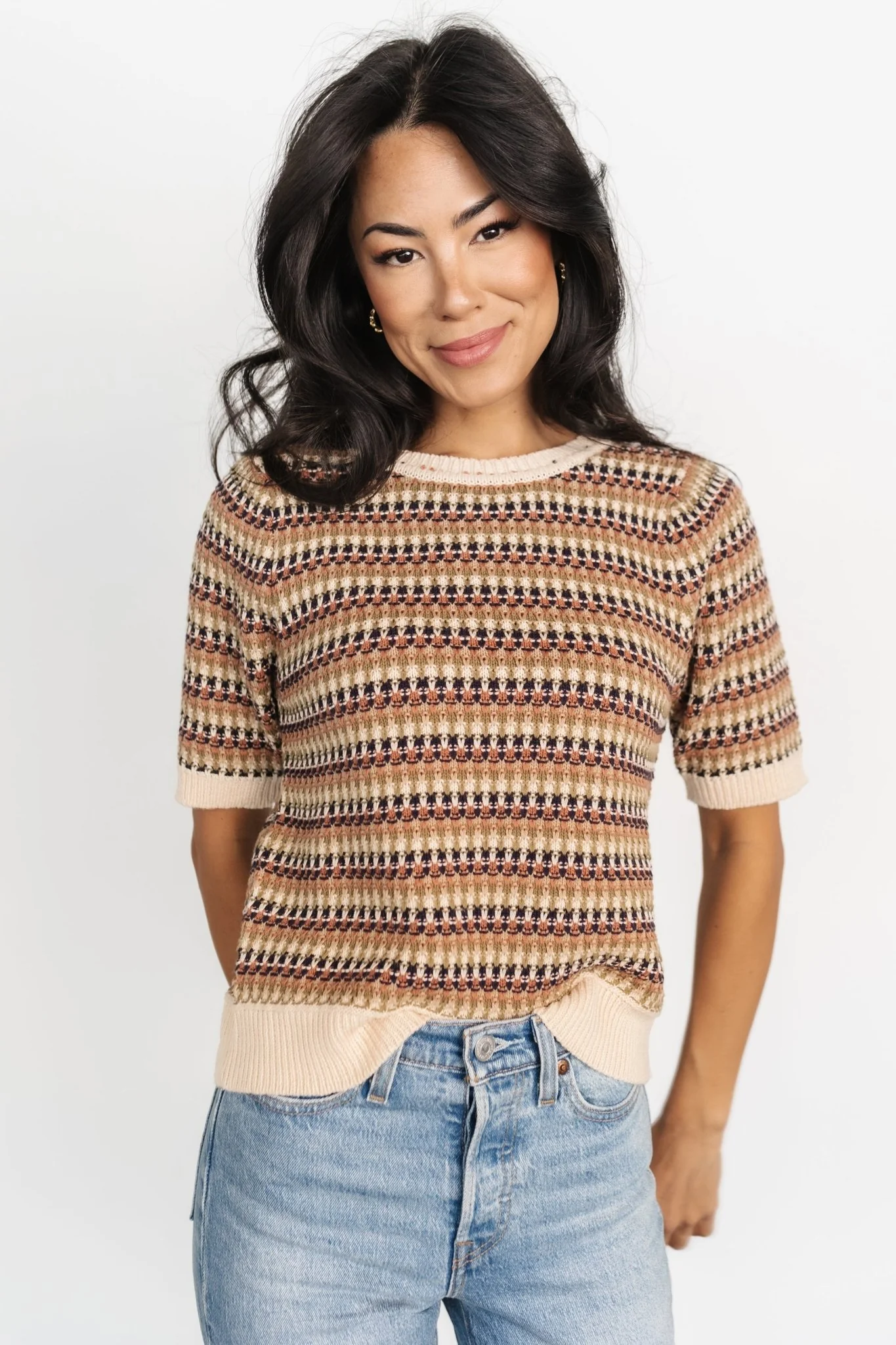 Scout Knit Sweater Top | Multi