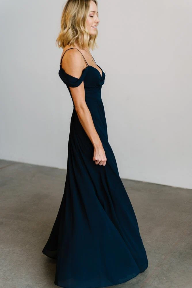 Bianca Lace Maxi Dress | Navy