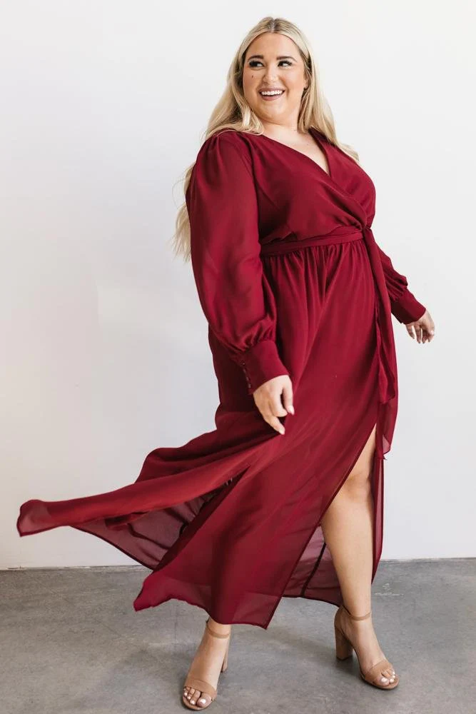 Celine Maxi Dress | Wine