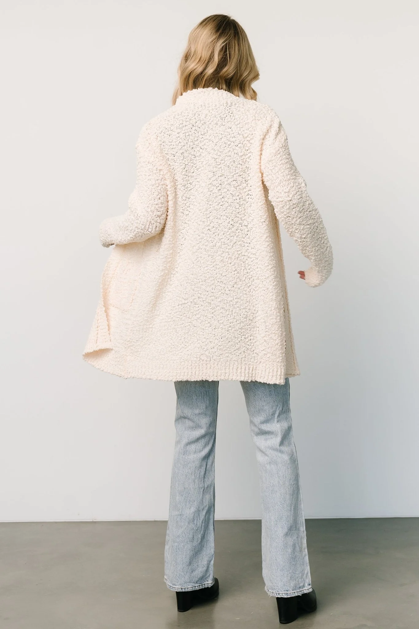 Oxford Pocket Cardigan | Cream