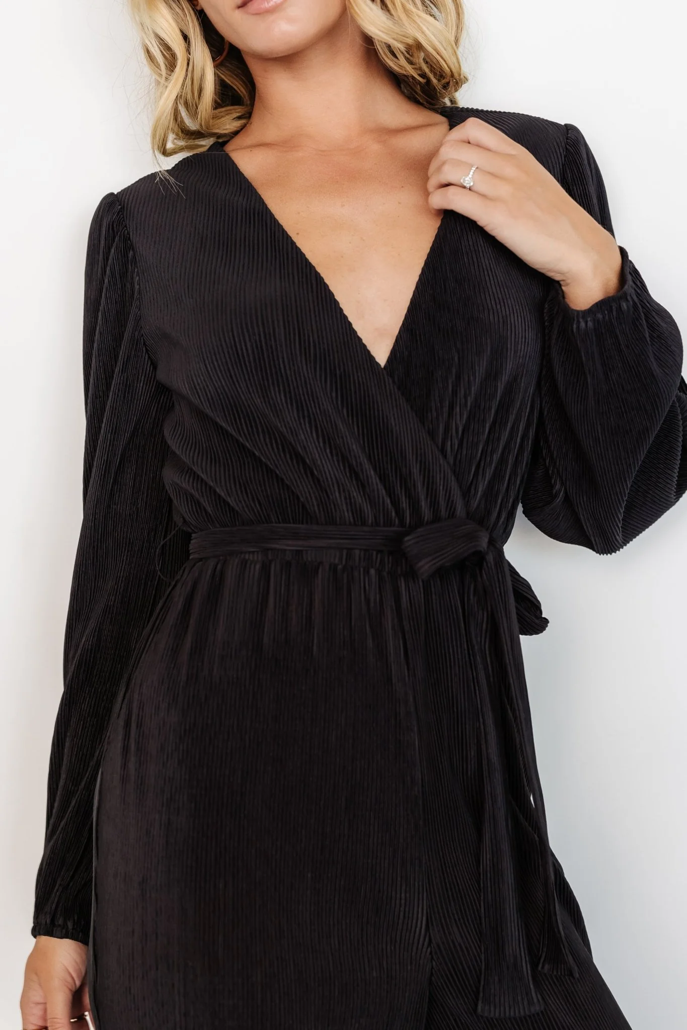 Croft Pleated Jumpsuit | Black