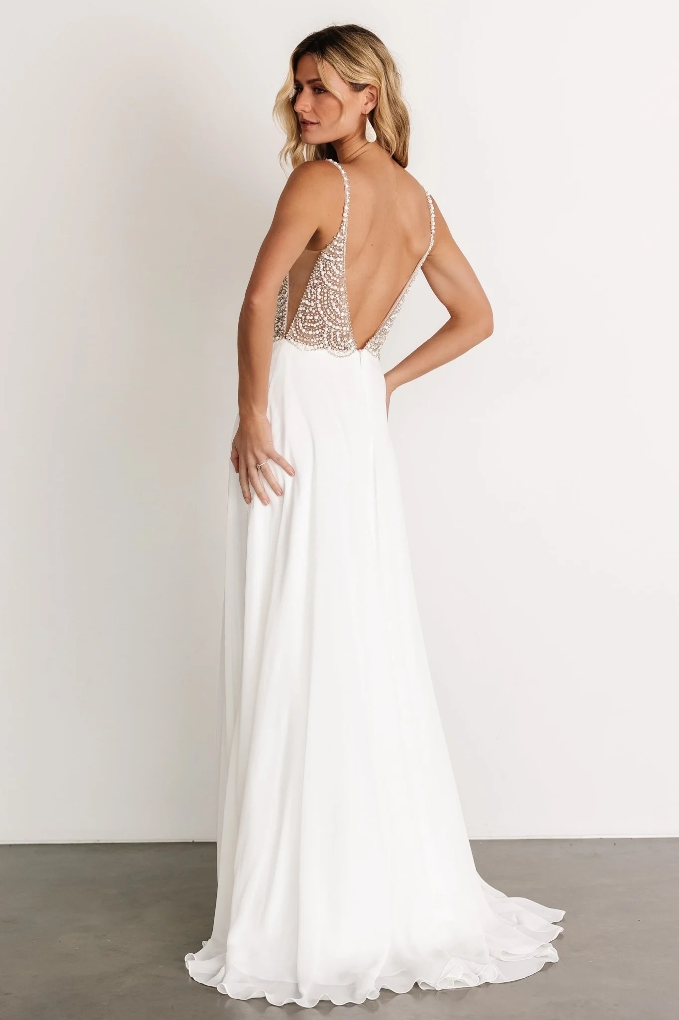 Honor Beaded Bridal Gown | Off White