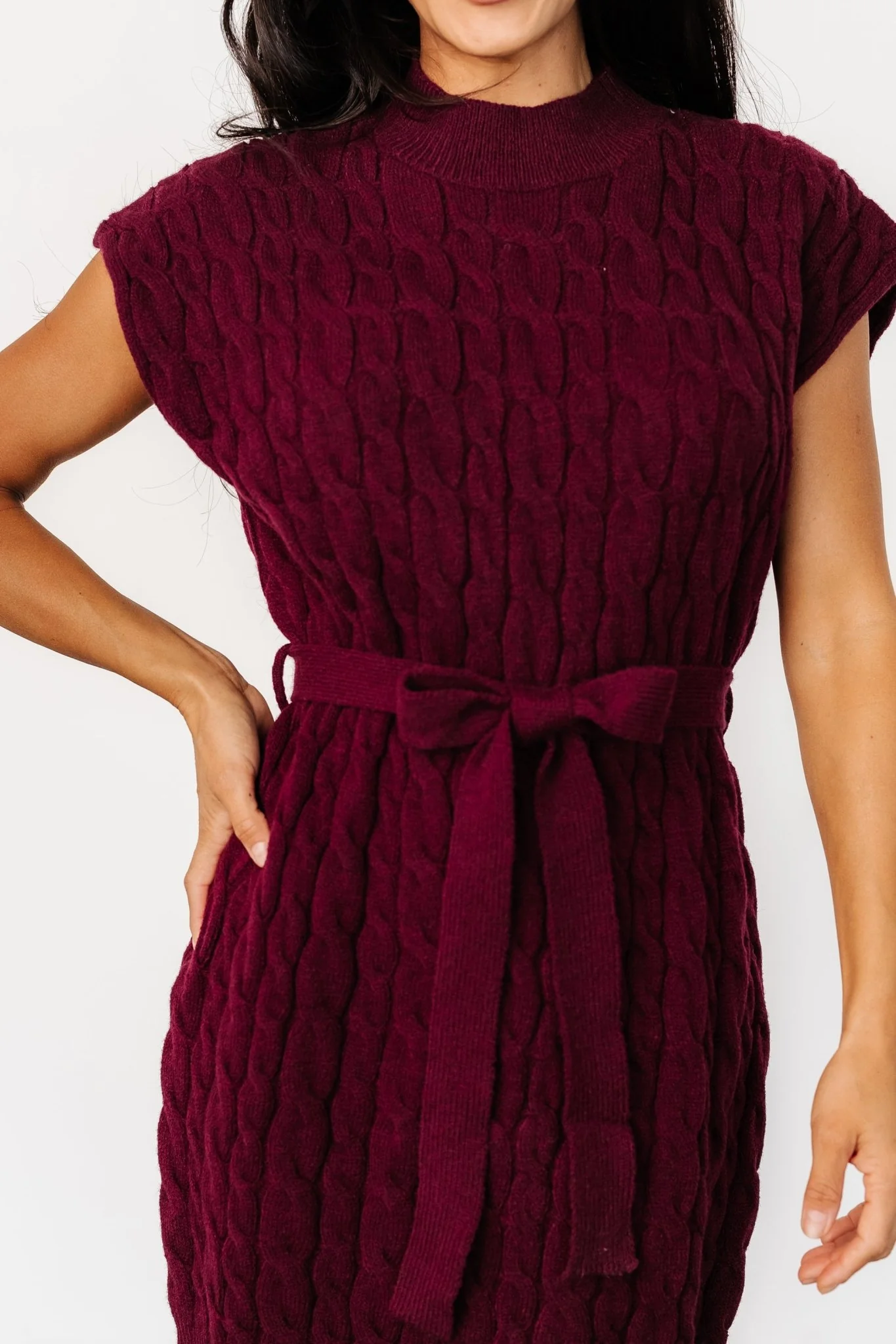 Kambri Cable Knit Sweater Dress | Mulberry