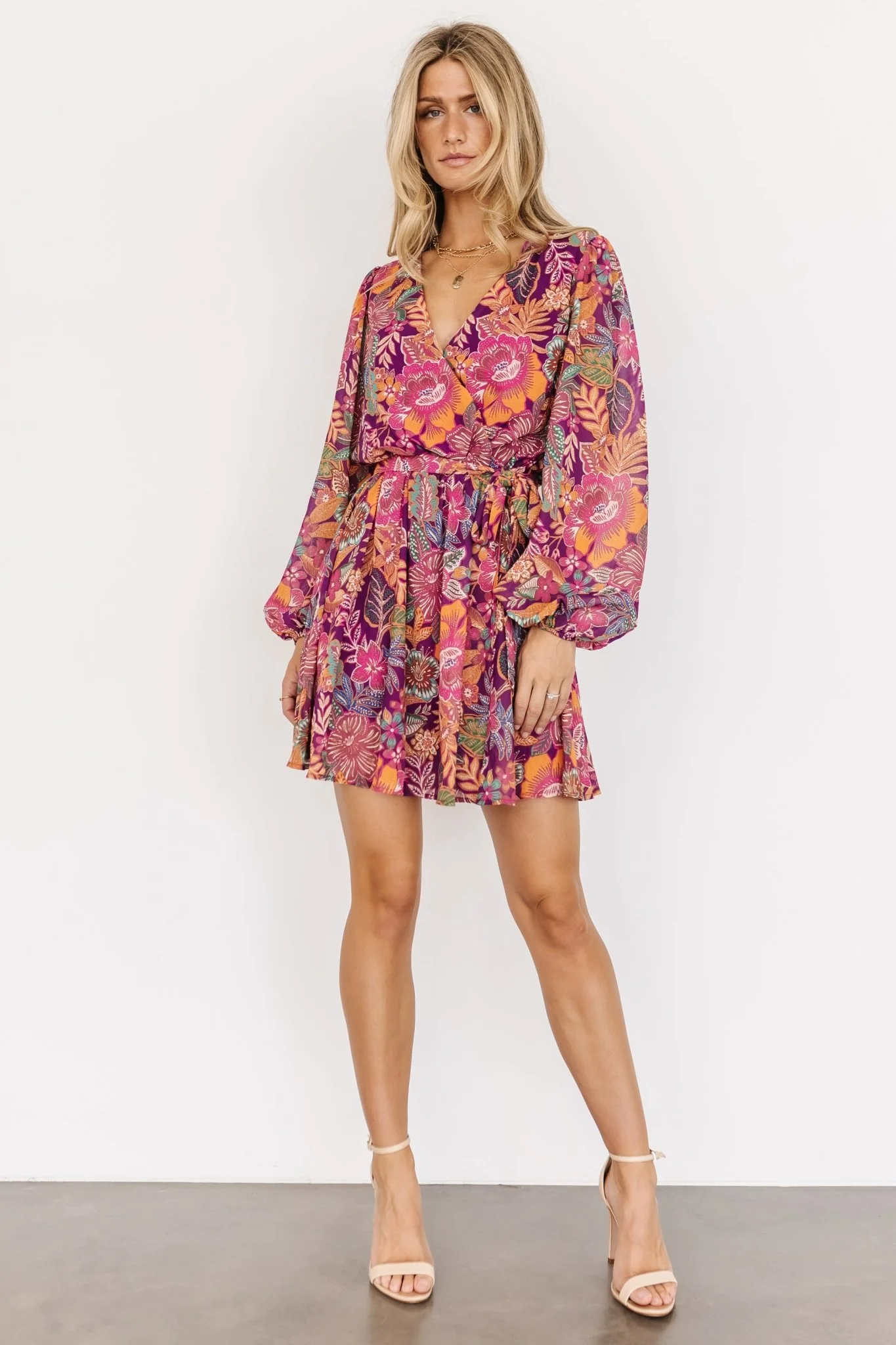 Newark Mini Dress | Purple Multi