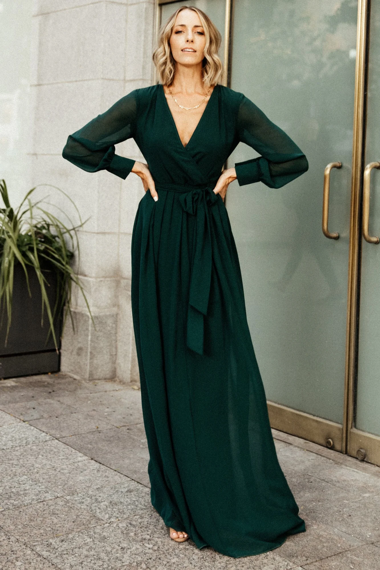 Lydia Maxi Dress | Hunter Green