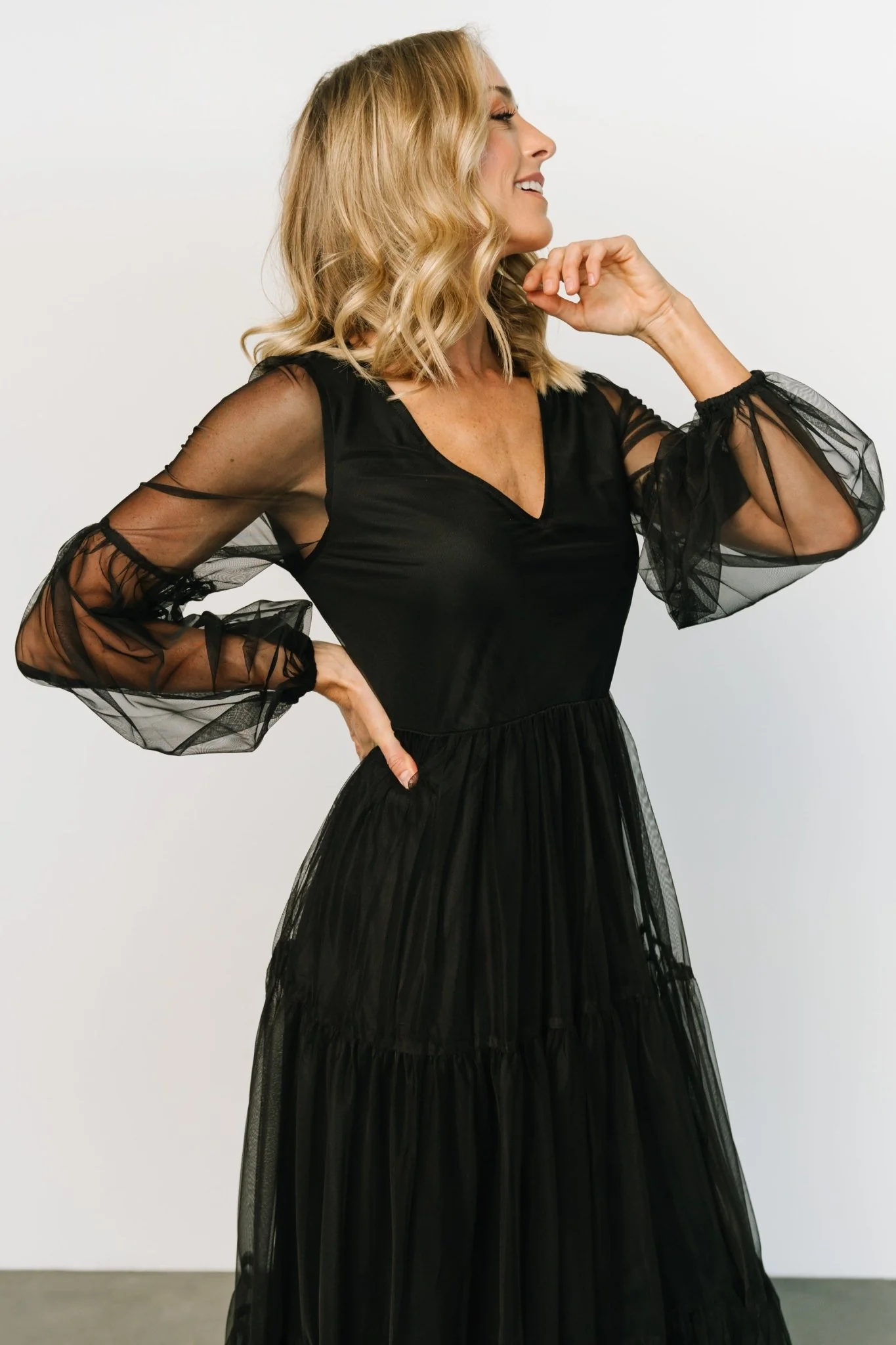 Hoffman Tulle Maxi Dress | Black