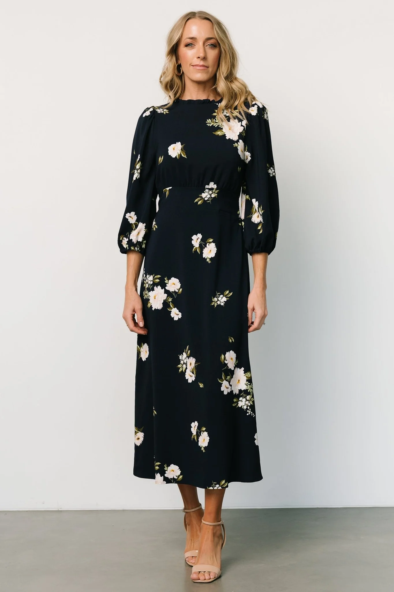 Karalie Maxi Dress | Navy Floral