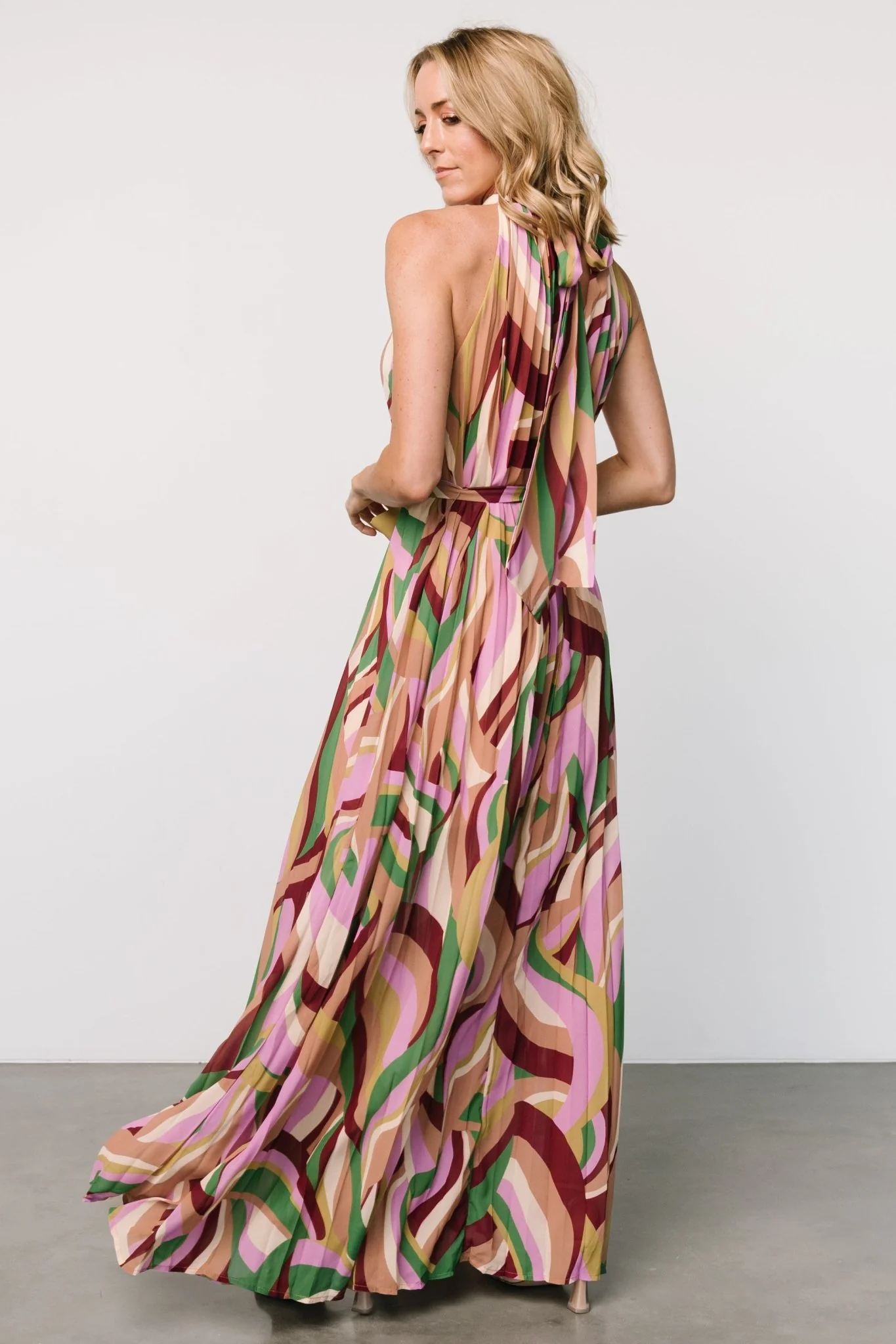 Rita Maxi Dress | Green Multi Print