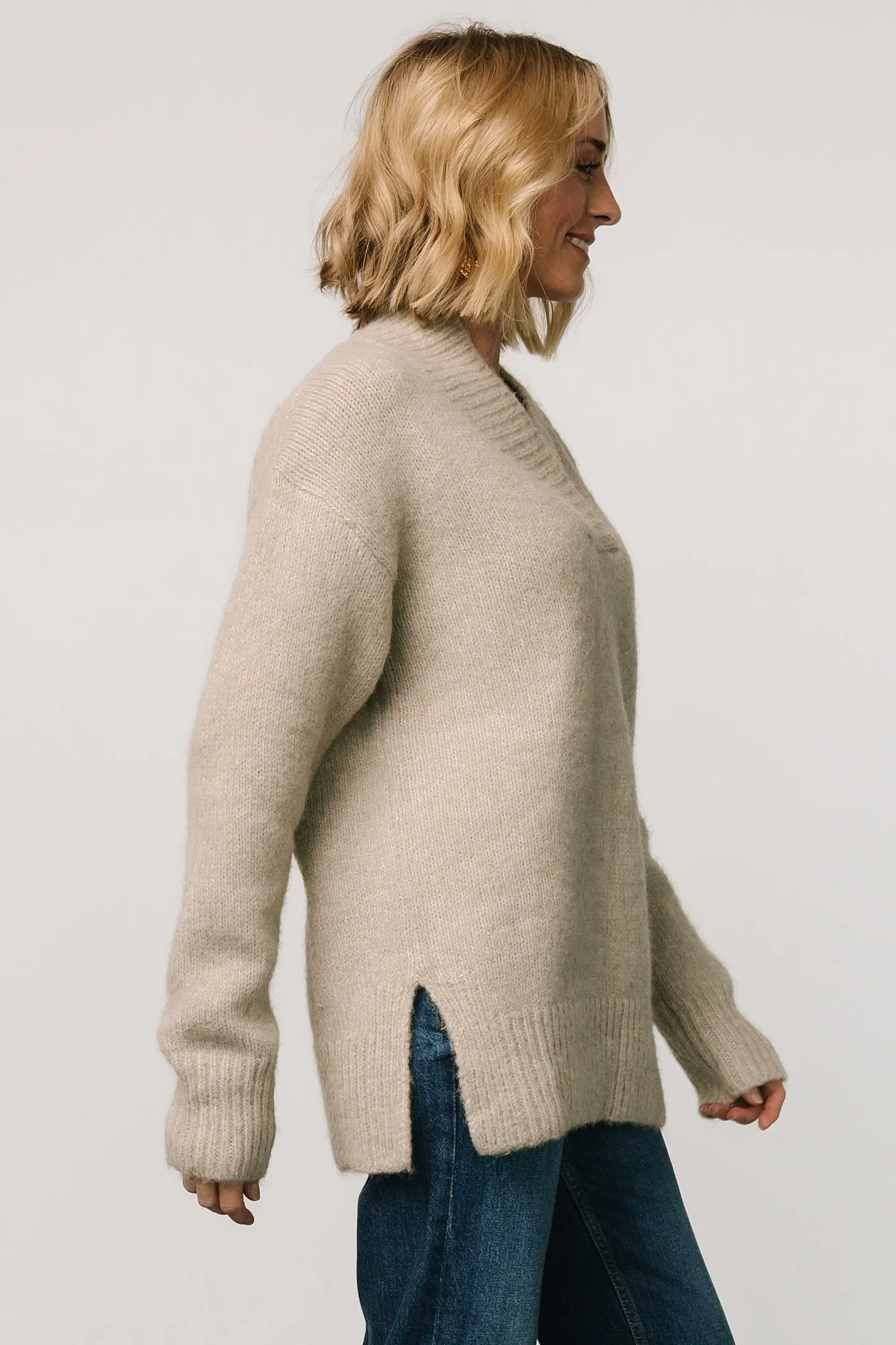Calgary Oversized Sweater | Oatmeal
