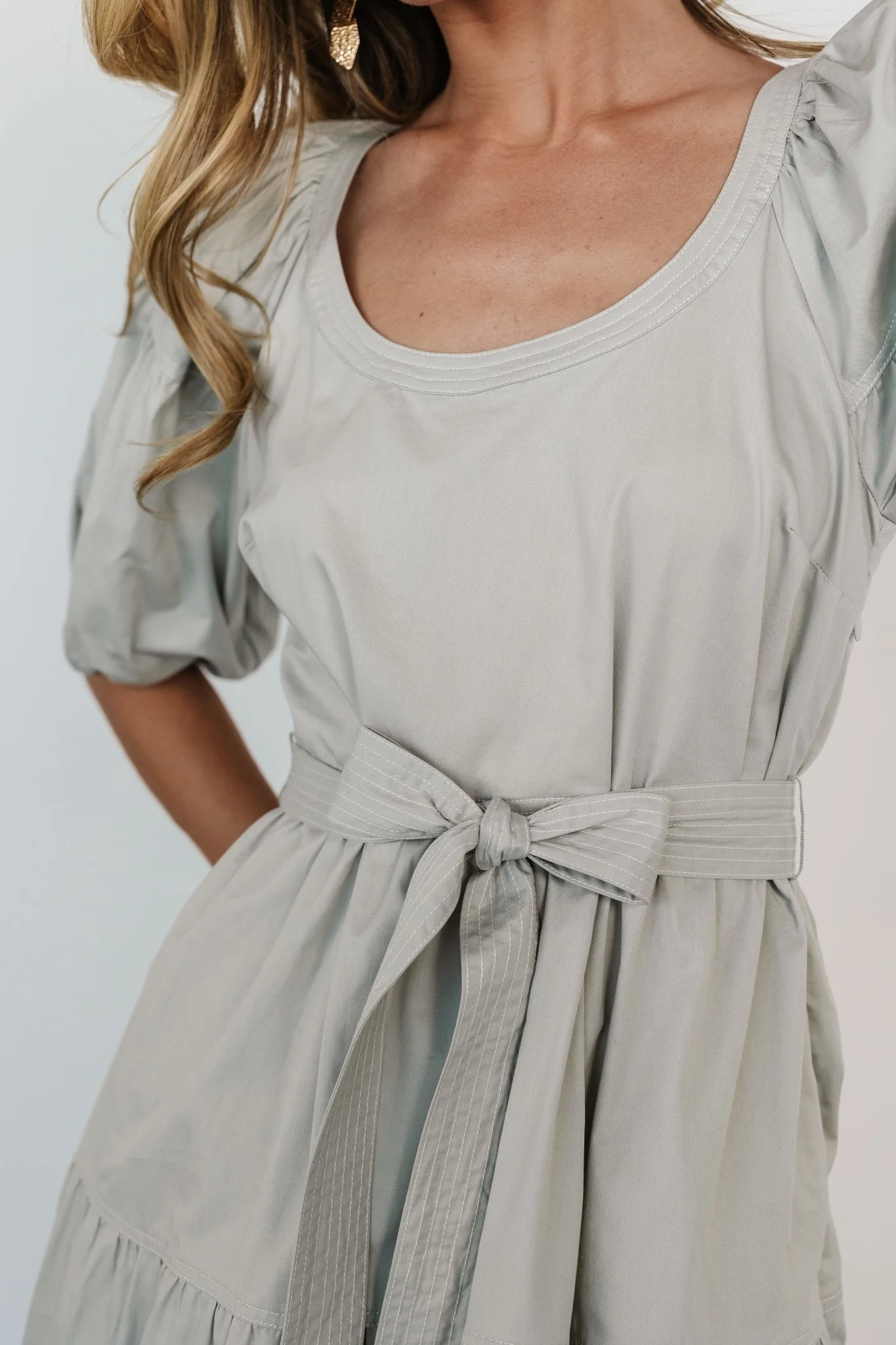 Dorothy Poplin Maxi Dress | Sage