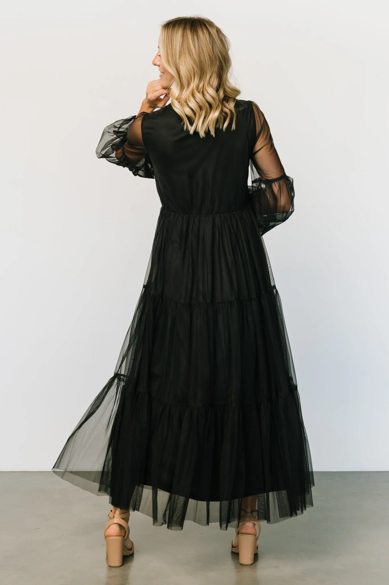 Hoffman Tulle Maxi Dress | Black