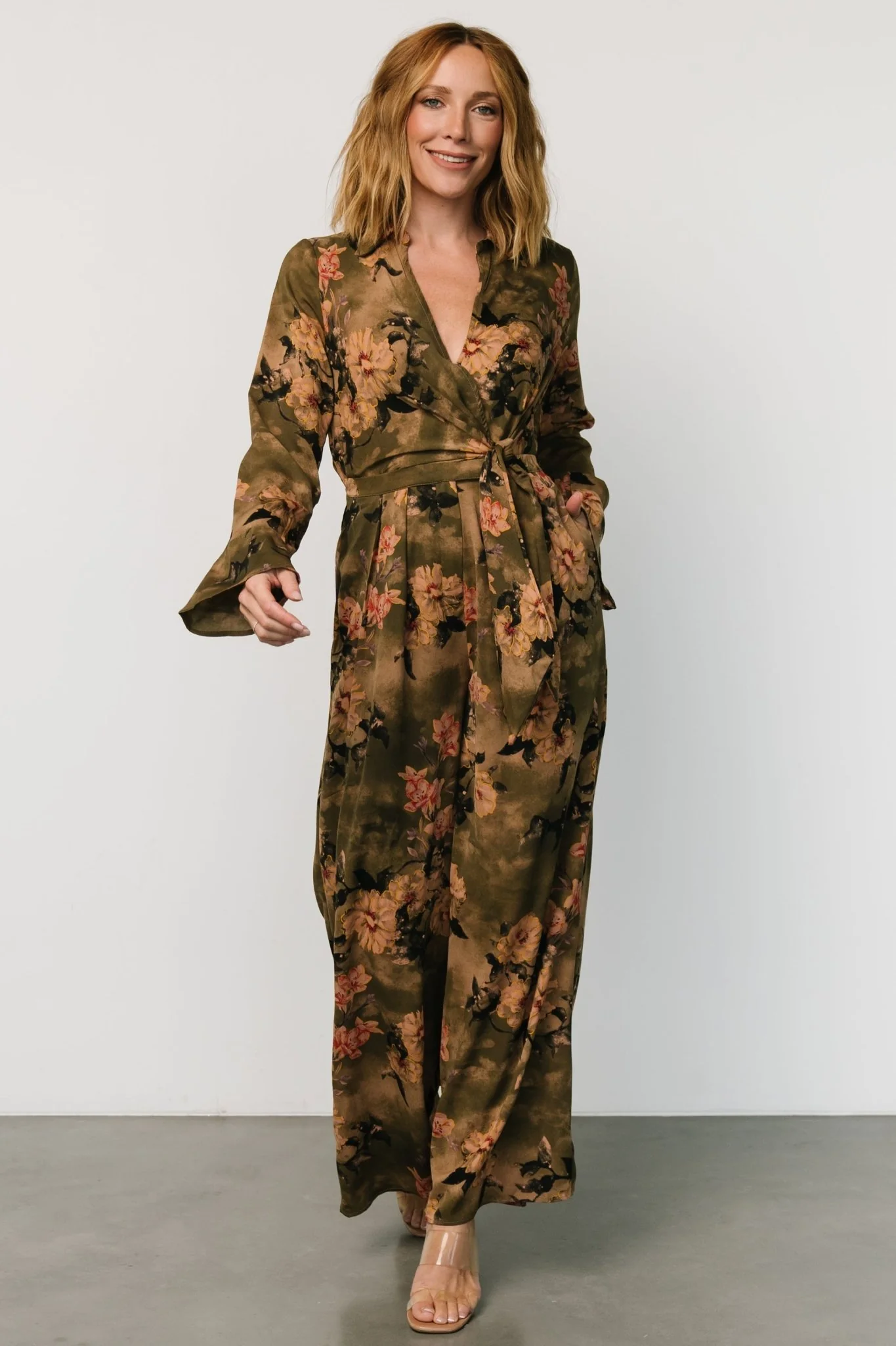 Henderson Jumpsuit | Olive Multi