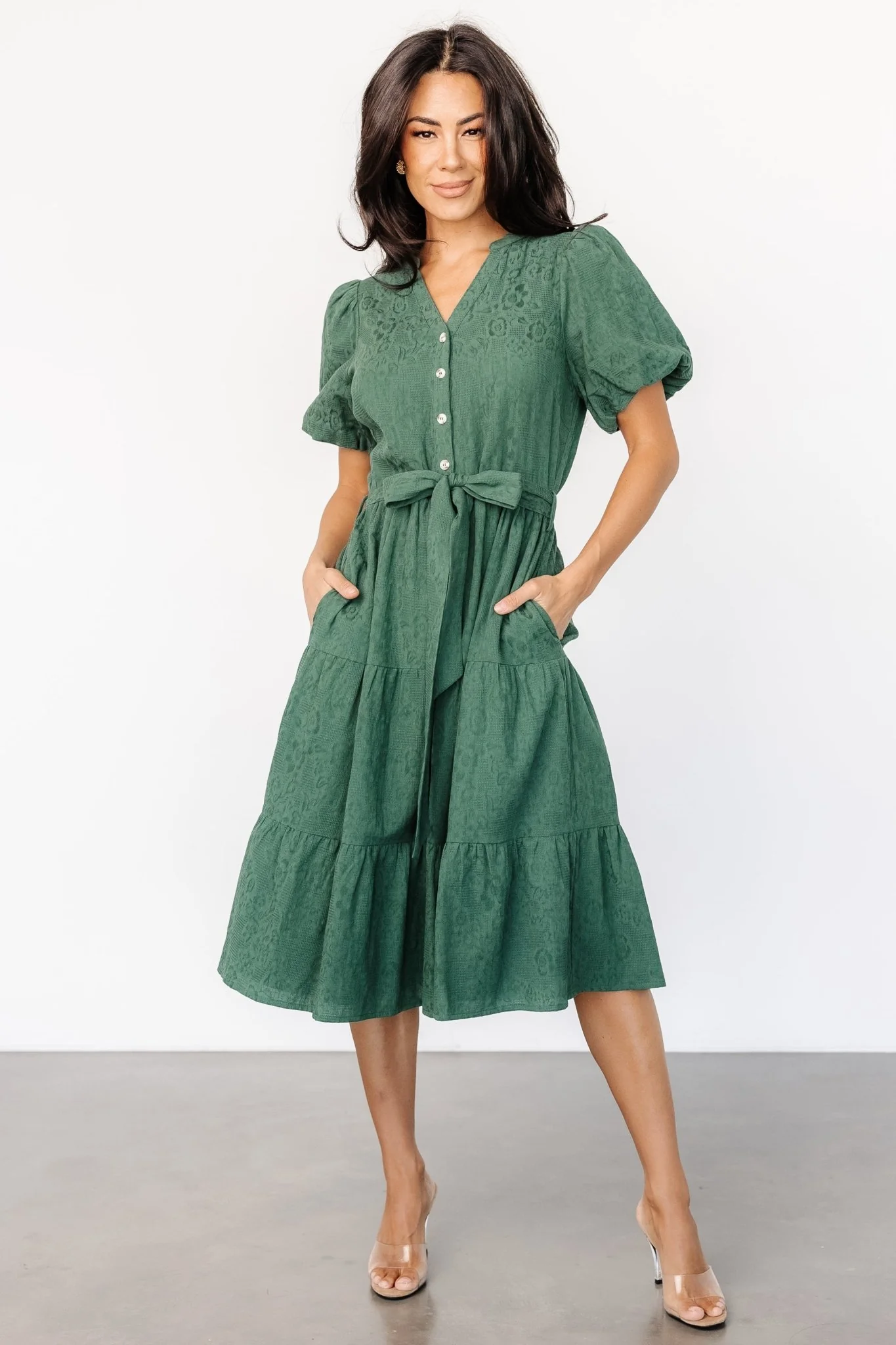 Philippa Midi Dress | Green