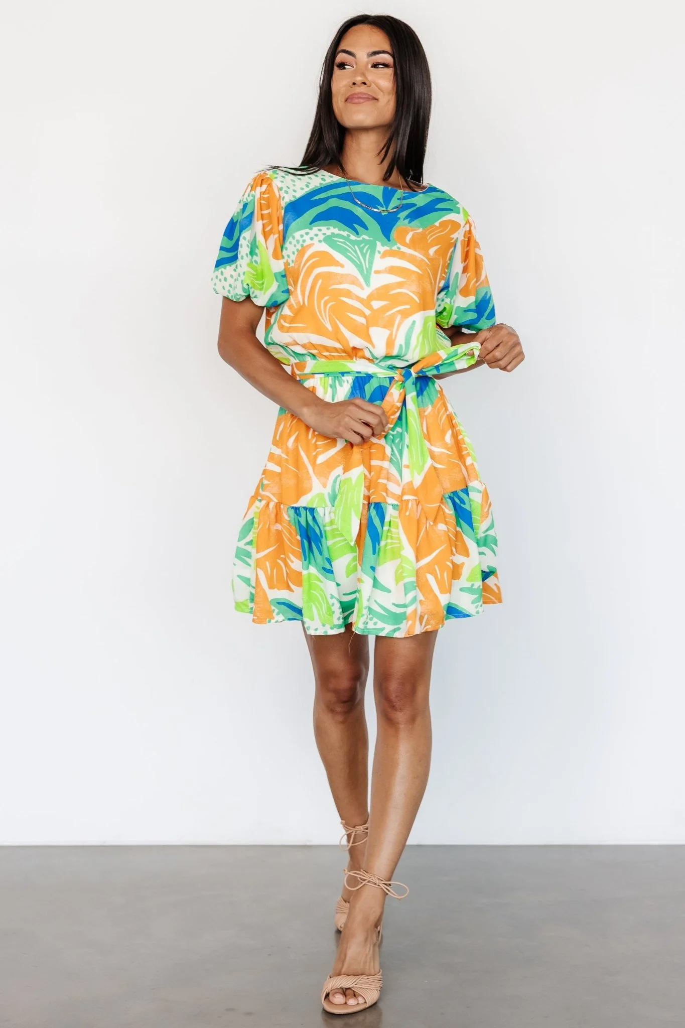 Cabo Short Dress | Multi Print