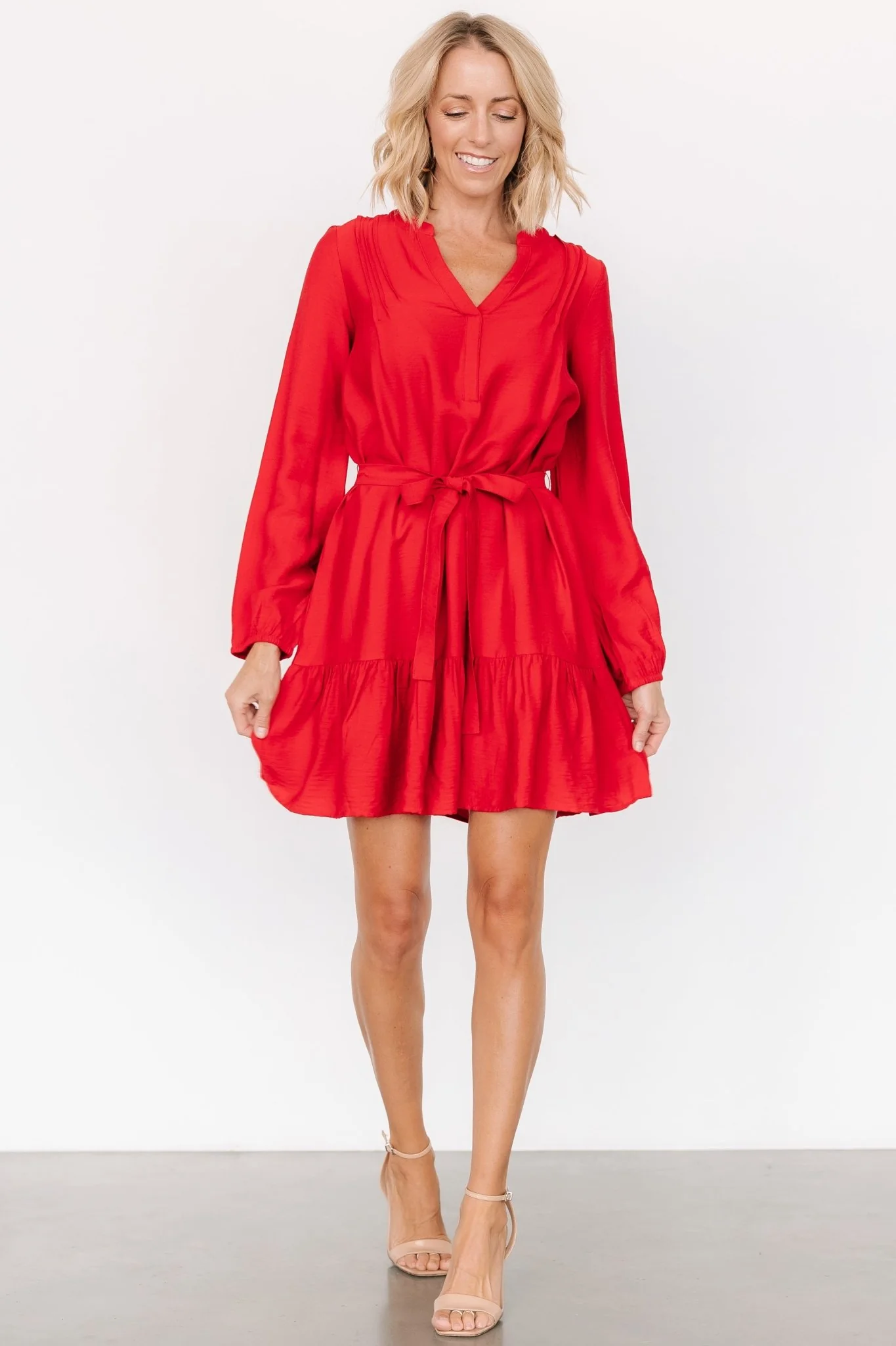 Fuji Short Dress | Red