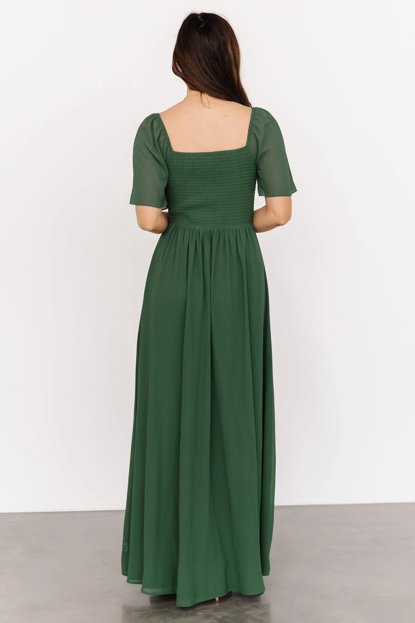 Sierra Sweetheart Maxi Dress | Evergreen