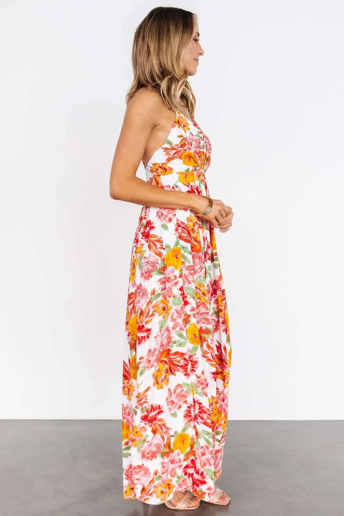 Miramar Maxi Dress | Off White Floral