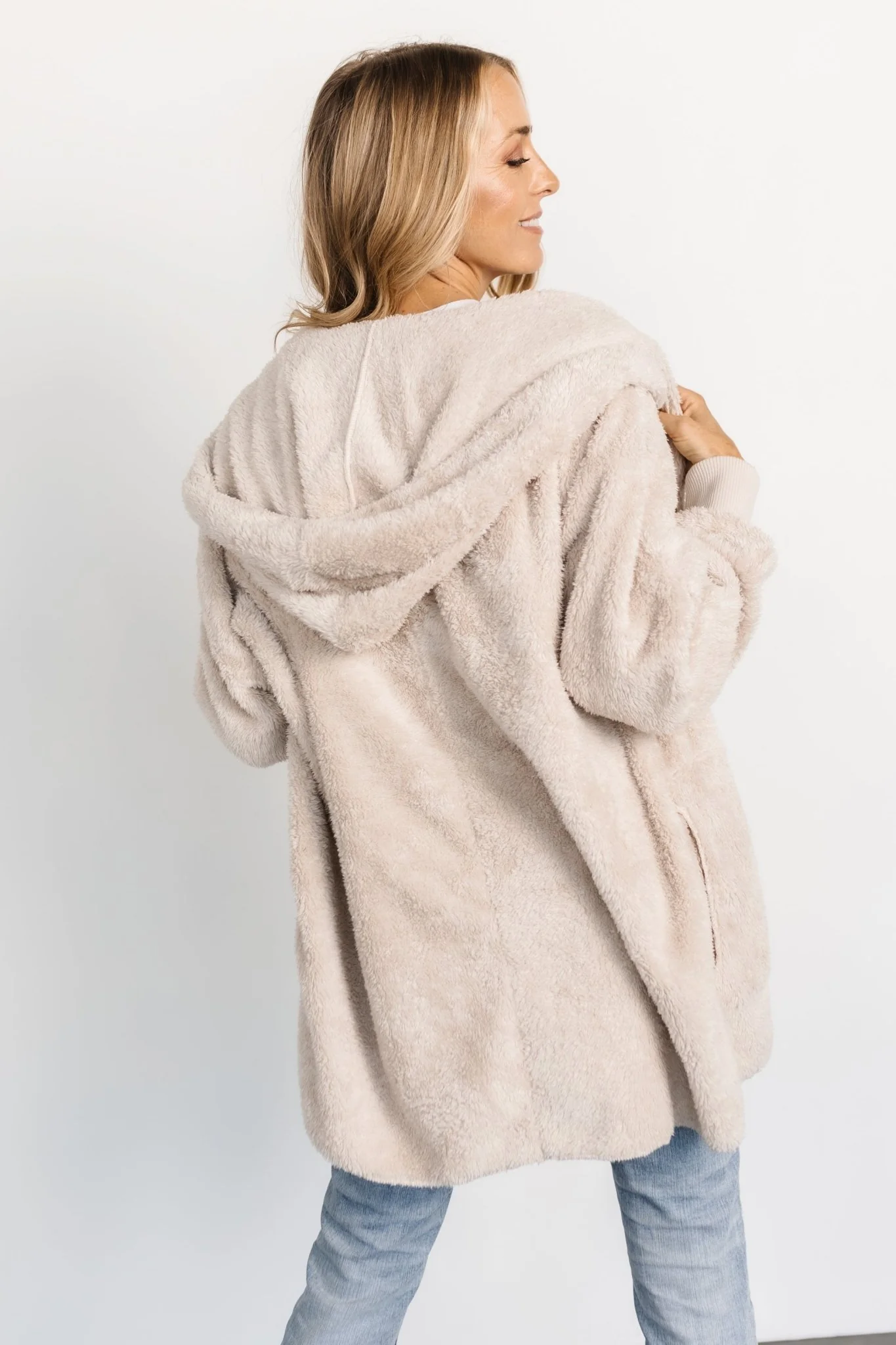 Melrose Teddy Jacket | Oatmeal