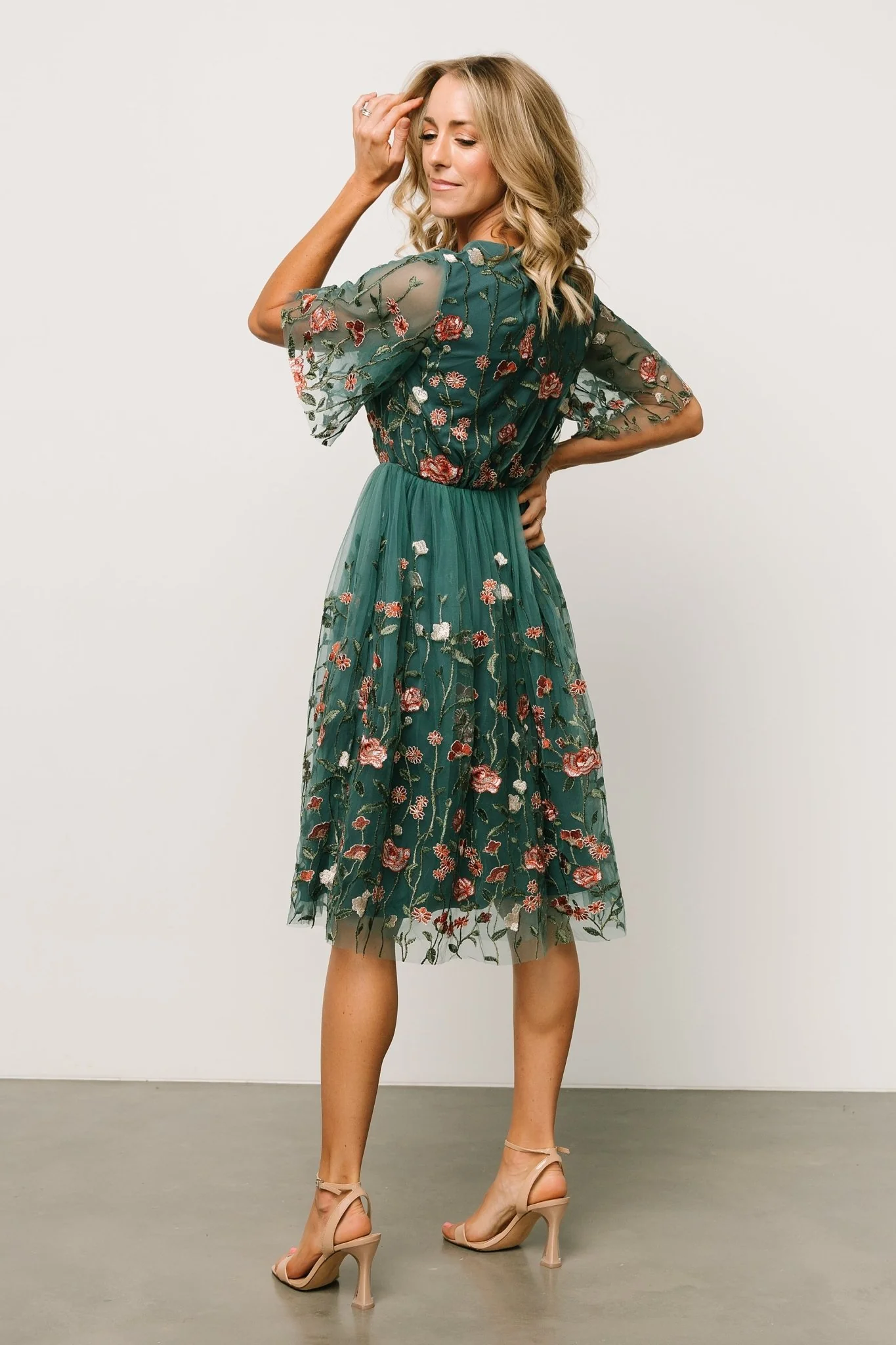 Duchess Tulle Dress | Jade Garden