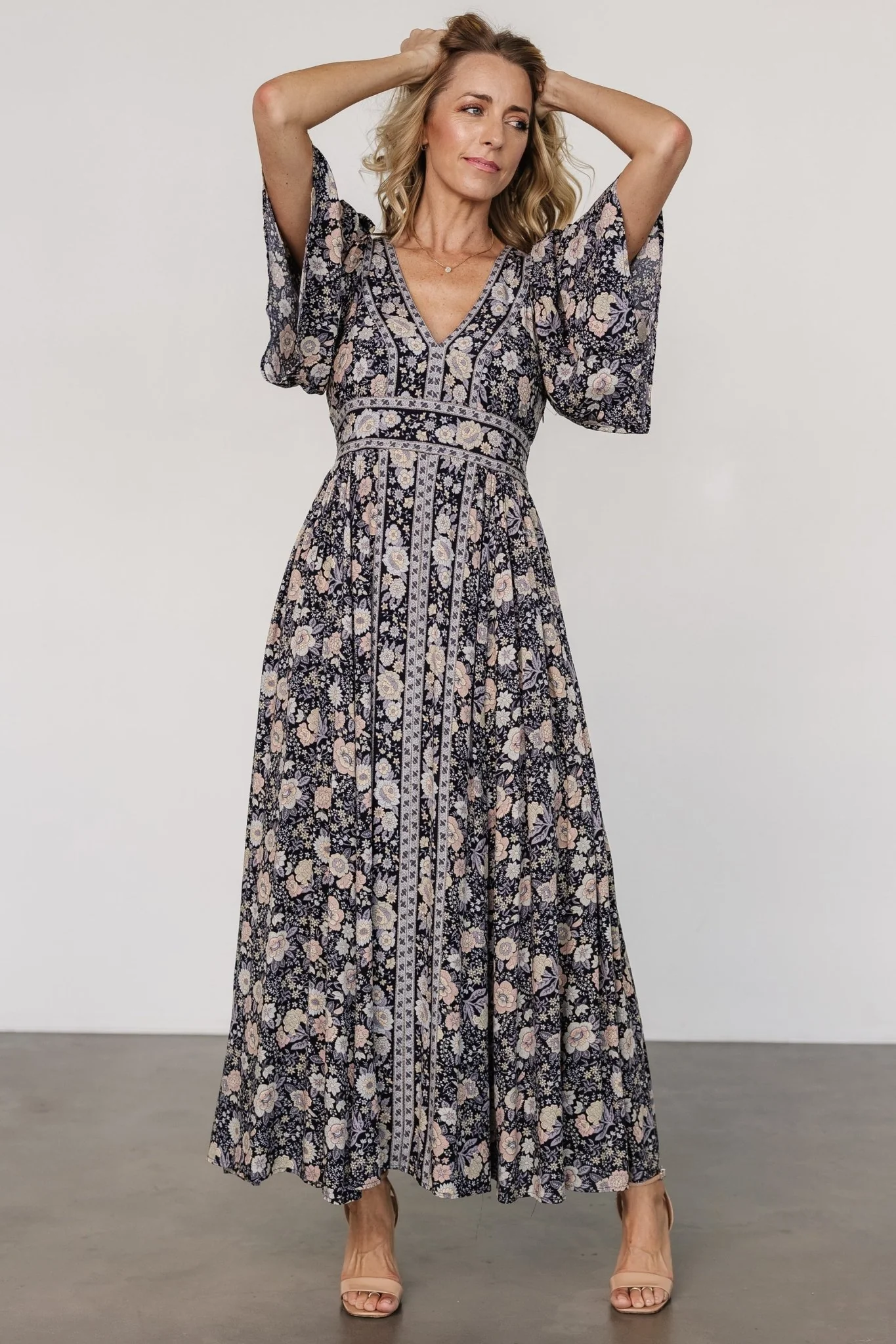 Elissa Maxi Dress | Midnight Floral
