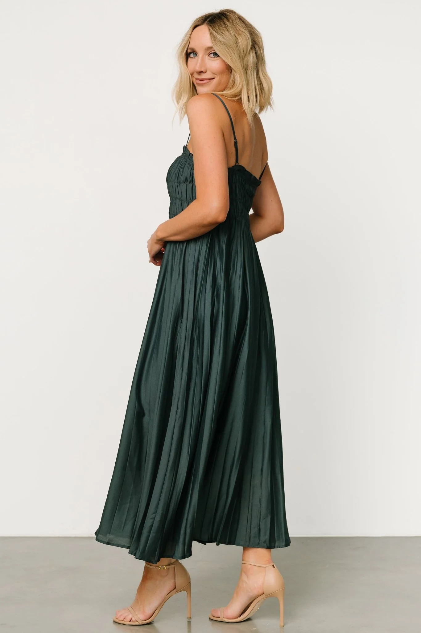 Hattie Maxi Dress | Dark Jade