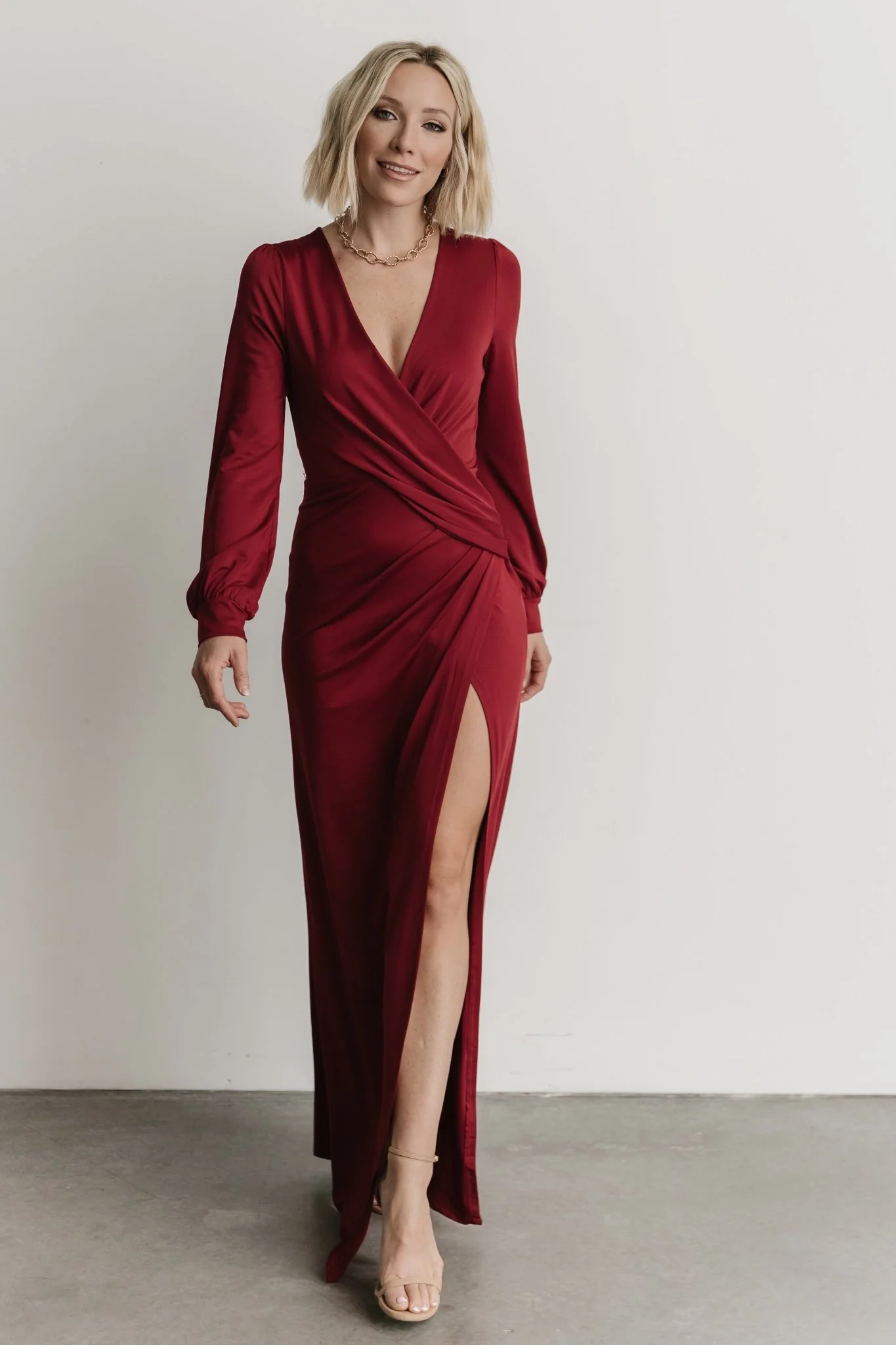Keira Maxi Dress | Wine