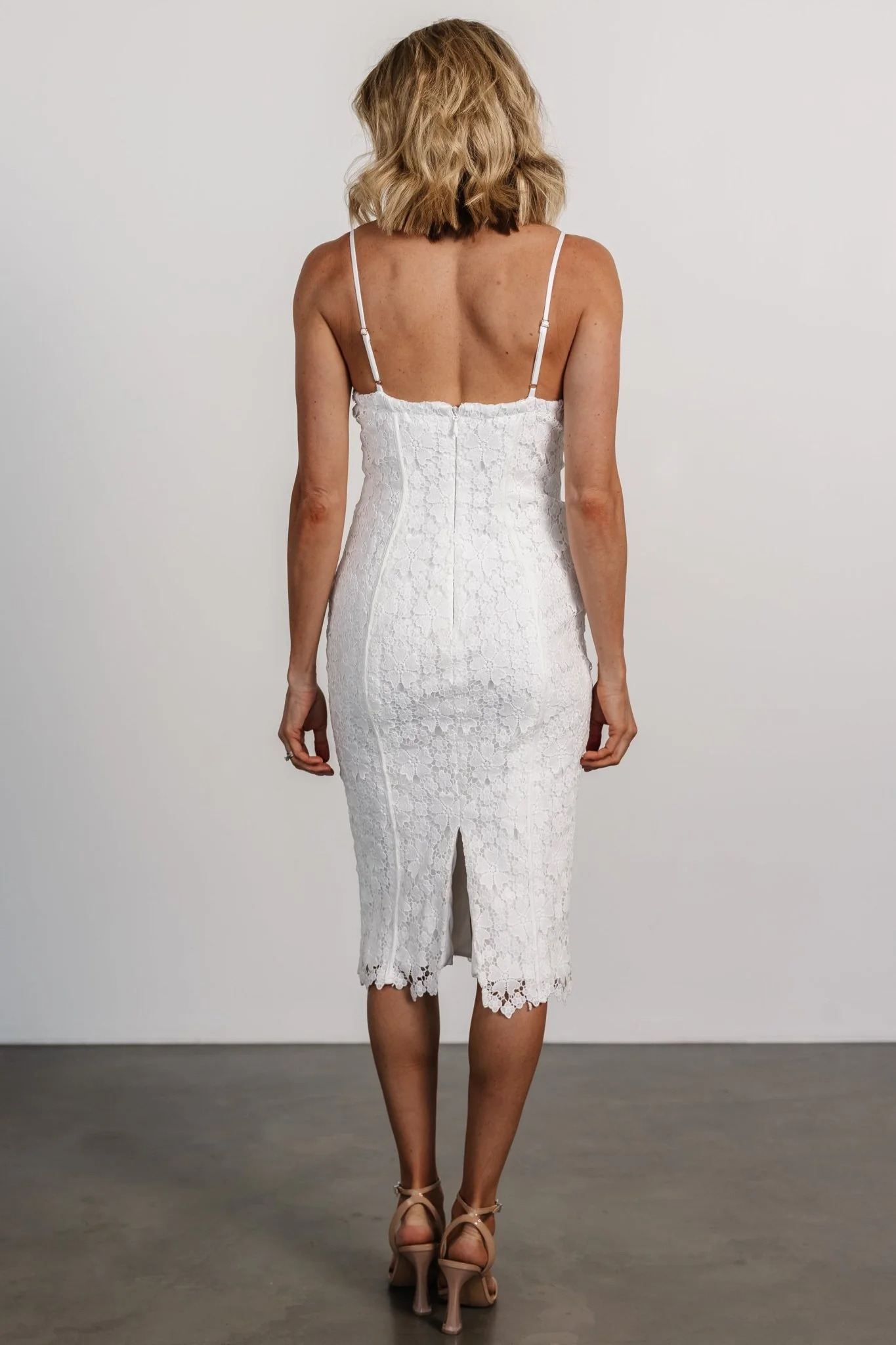 Juliette Bodycon Midi Dress | Off White