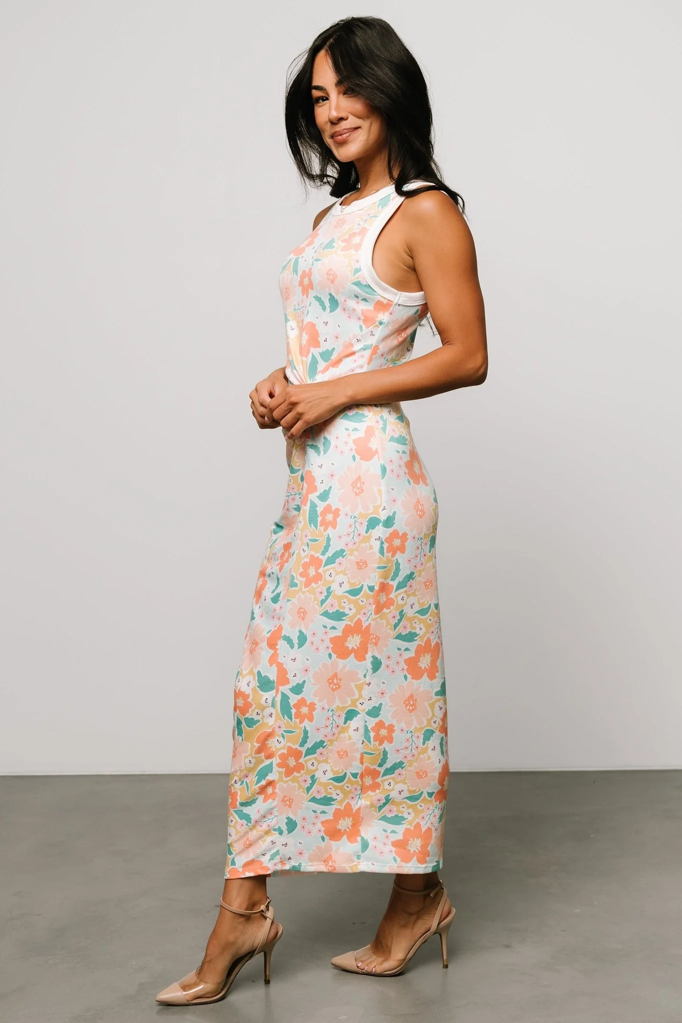 Fresno Tank Maxi Dress | Multi Floral