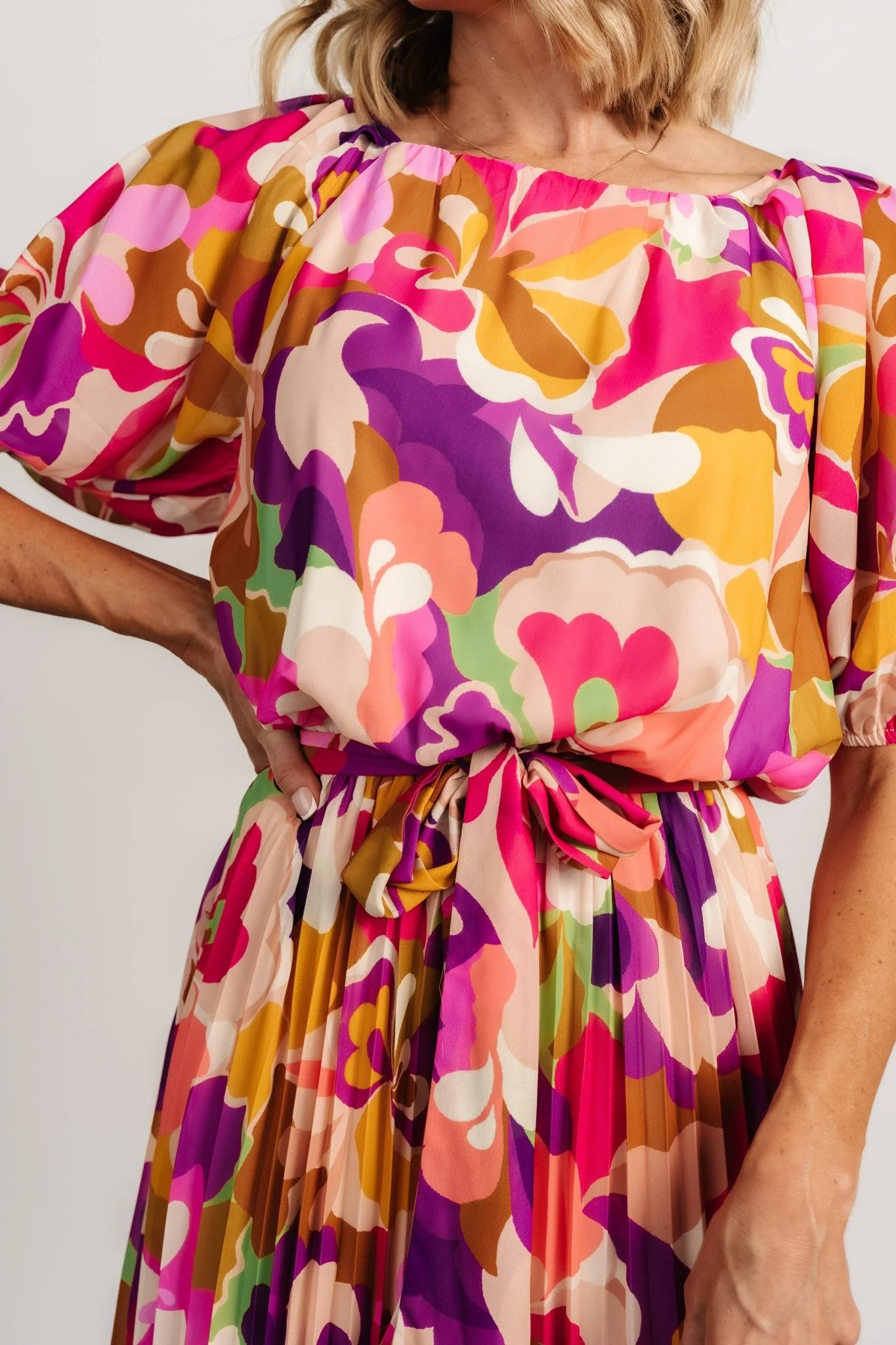 Maven Midi Dress | Multi Print