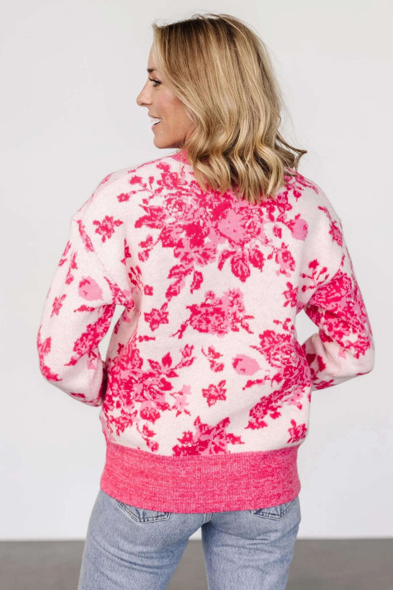 Legend Sweater | Pink Print