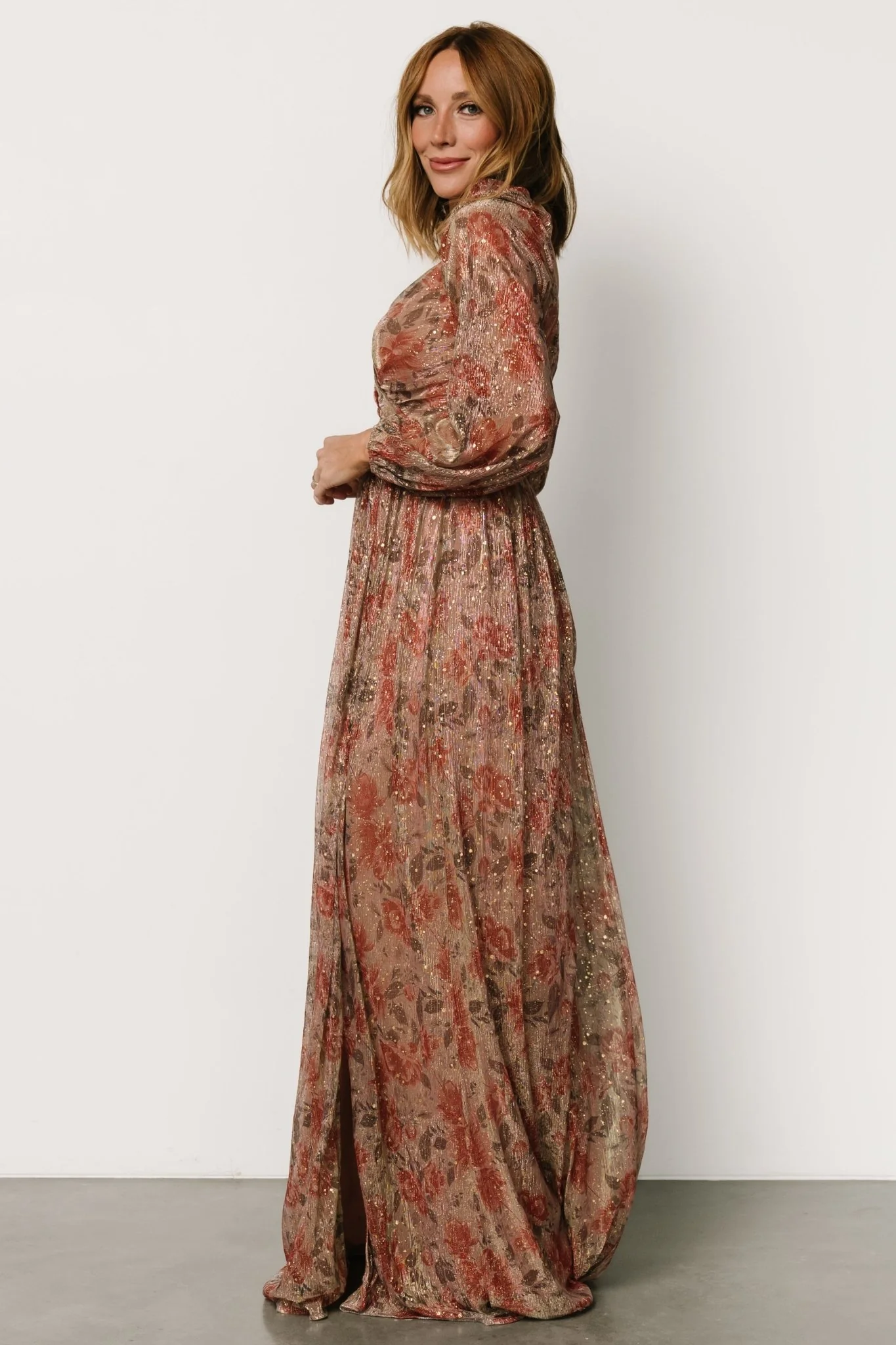 Kirsi Maxi Dress | Rose Floral