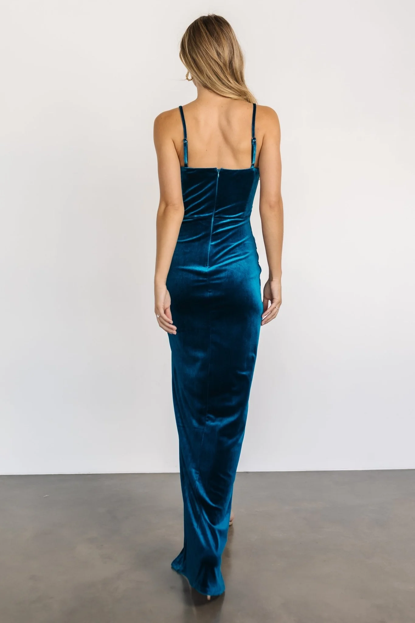 Gaia Velvet Gown | Topaz
