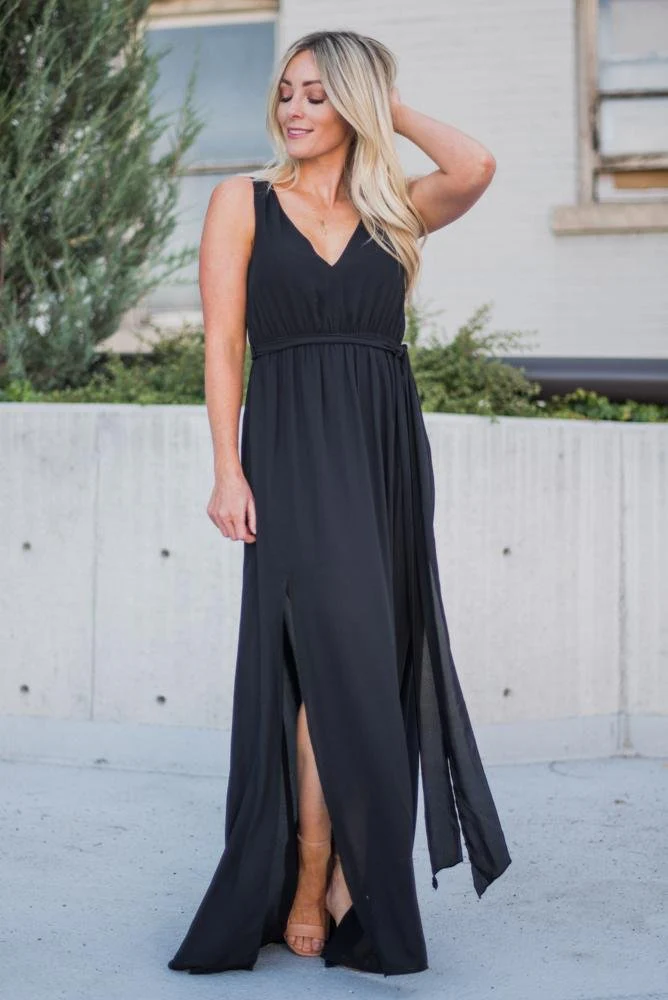 Hera Maxi Dress | Black