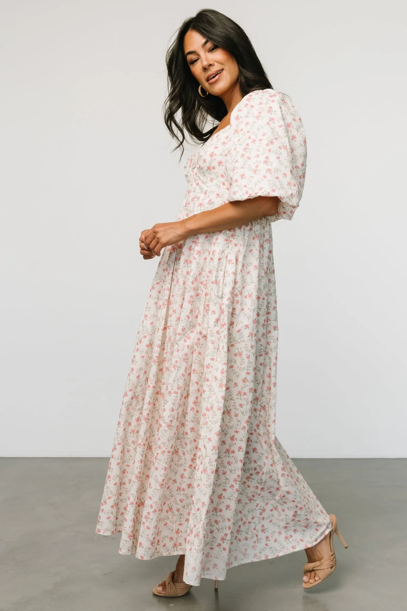 Marguerite Maxi Dress | Cream Floral